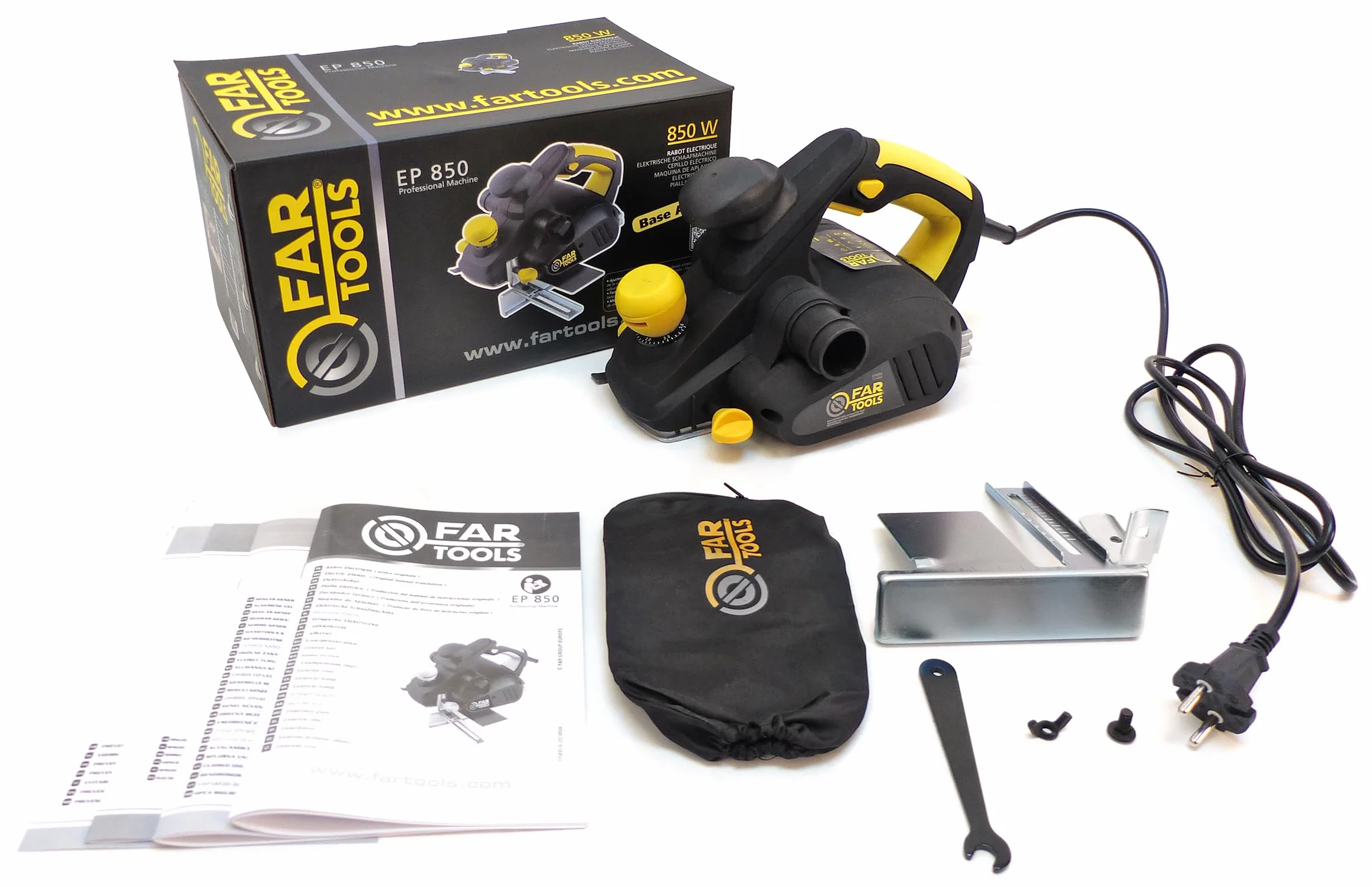 Fartools EP 850 strug elektryczny, 850 W, długość cięcia 82 mm, funkcja składania