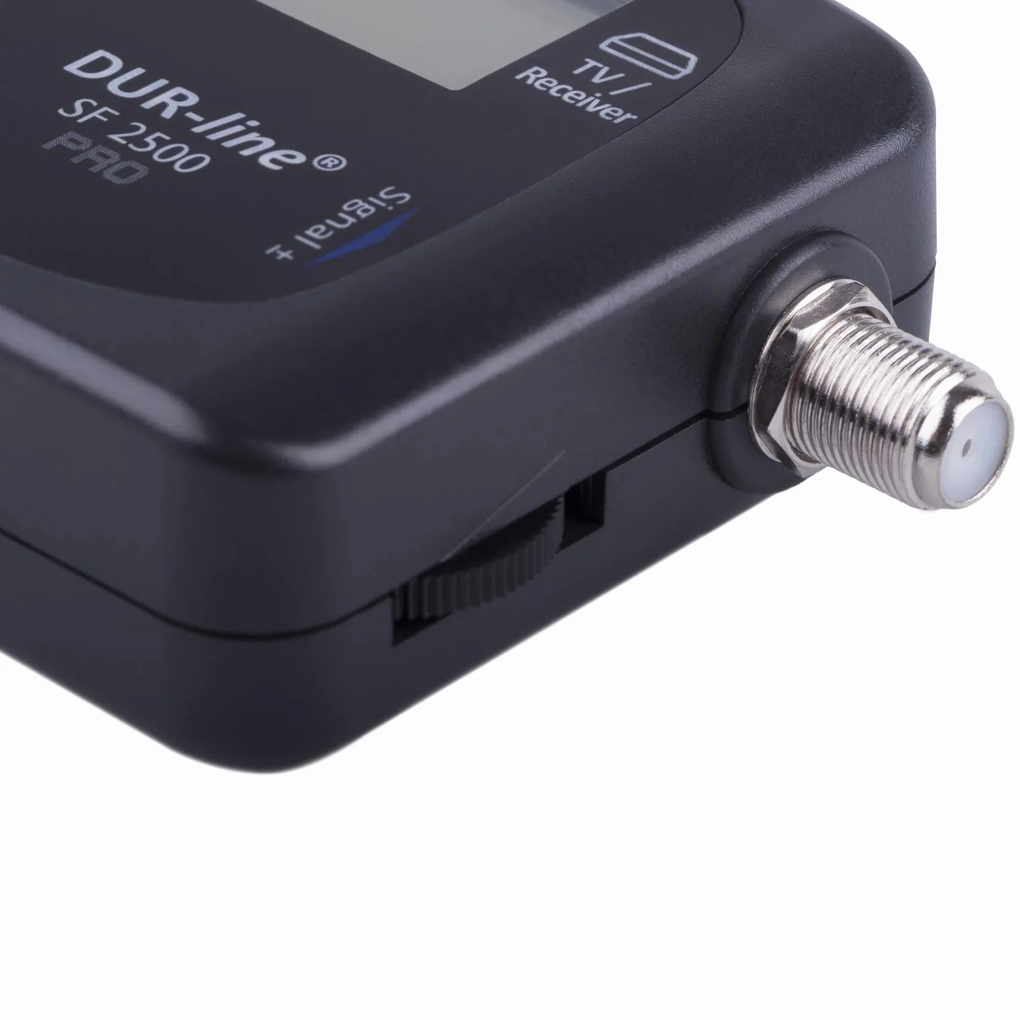 DUR-line SF 2500 Pro - Satfinder - ulepszony wyświetlacz i elektronika - cyfrowy miernik satelitarny do dokładnego ustawienia anteny satelitarnej - Finder w zestawie kabel F i zrozumiała instrukcja