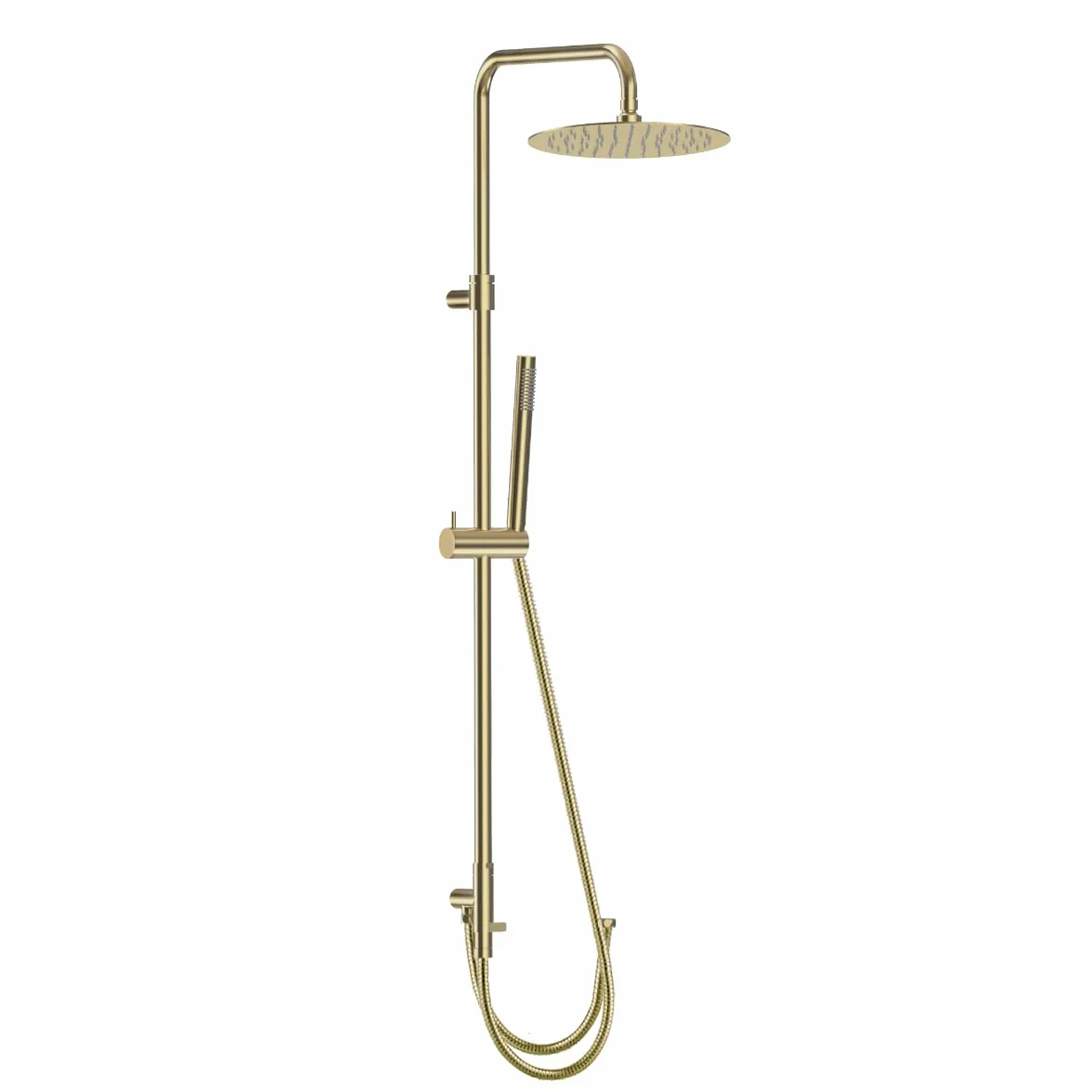 Essebagno 9024464 Luisa II szczotkowana złota kolumna prysznicowa bez baterii