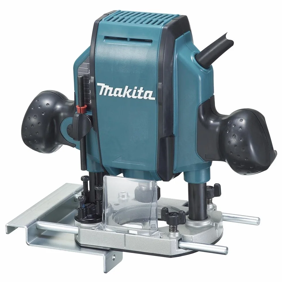 Makita RP0900J Frezarka Górnowrzecionowa 900 W, Niebieska, Srebrna, 8 x 210 mm