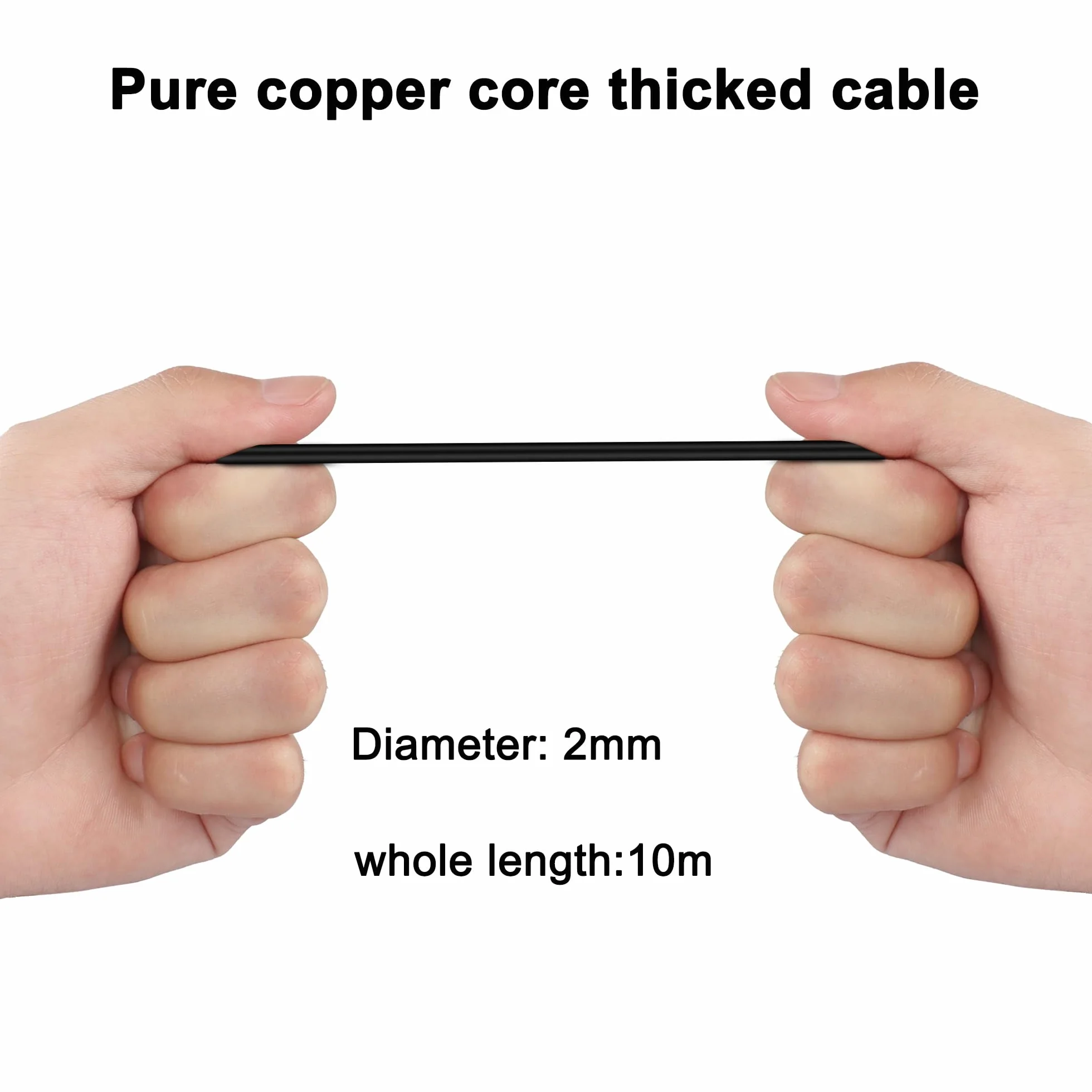 MEIRIYFA 5-igłowy kabel kamery cofania tachograf 10M przedłużacz 2,5 mm wtyczka