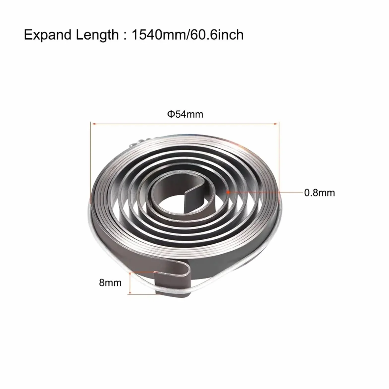 sprężyna powrotna do wiertarki stołowej, Wiertarka Prasa Sprężyna Quill Feed Zespół cewki powrotnej Stalowe wykończenie czernione(45x30x0.7mm)