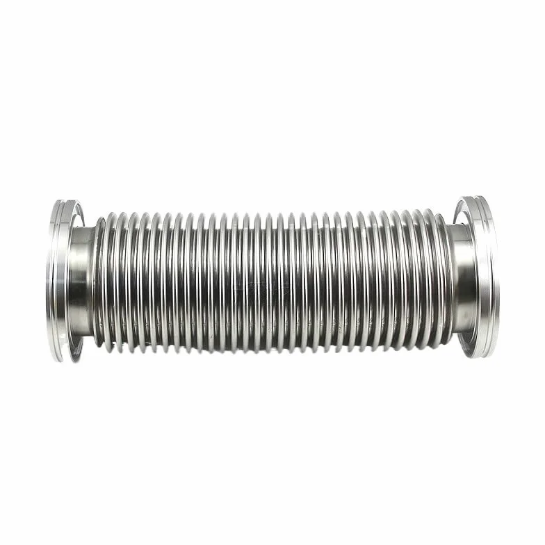 100 elastycznych mieszków ze stali nierdzewnej — szybkozłączki kołnierzowe do rur podciśnieniowych, D130mm, 304, 1 szt.(250mm)