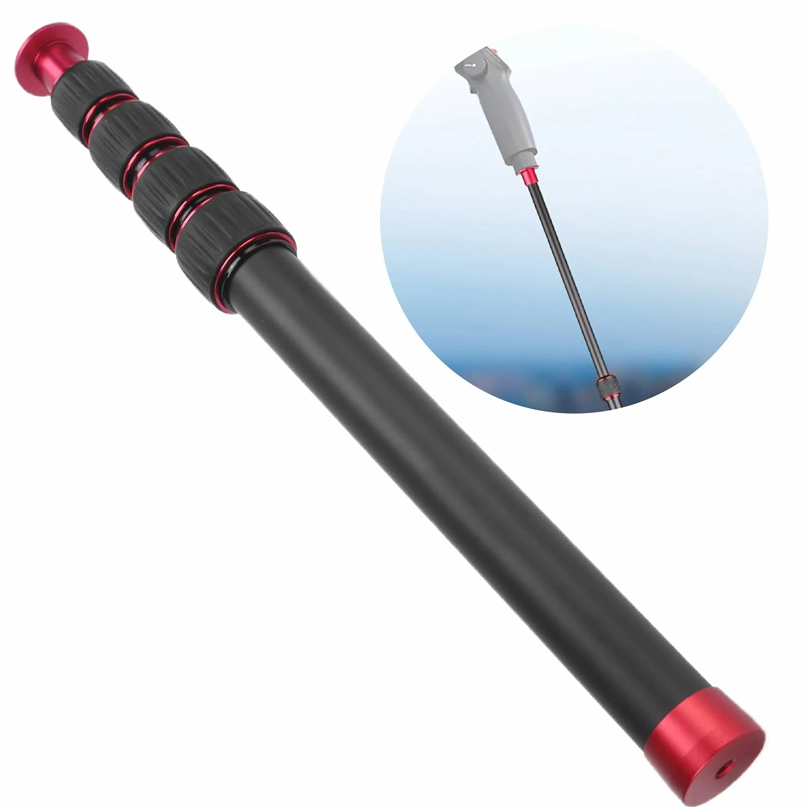 Akozon Monopod do Aparatu Przedłużacz Statywu Aluminiowy