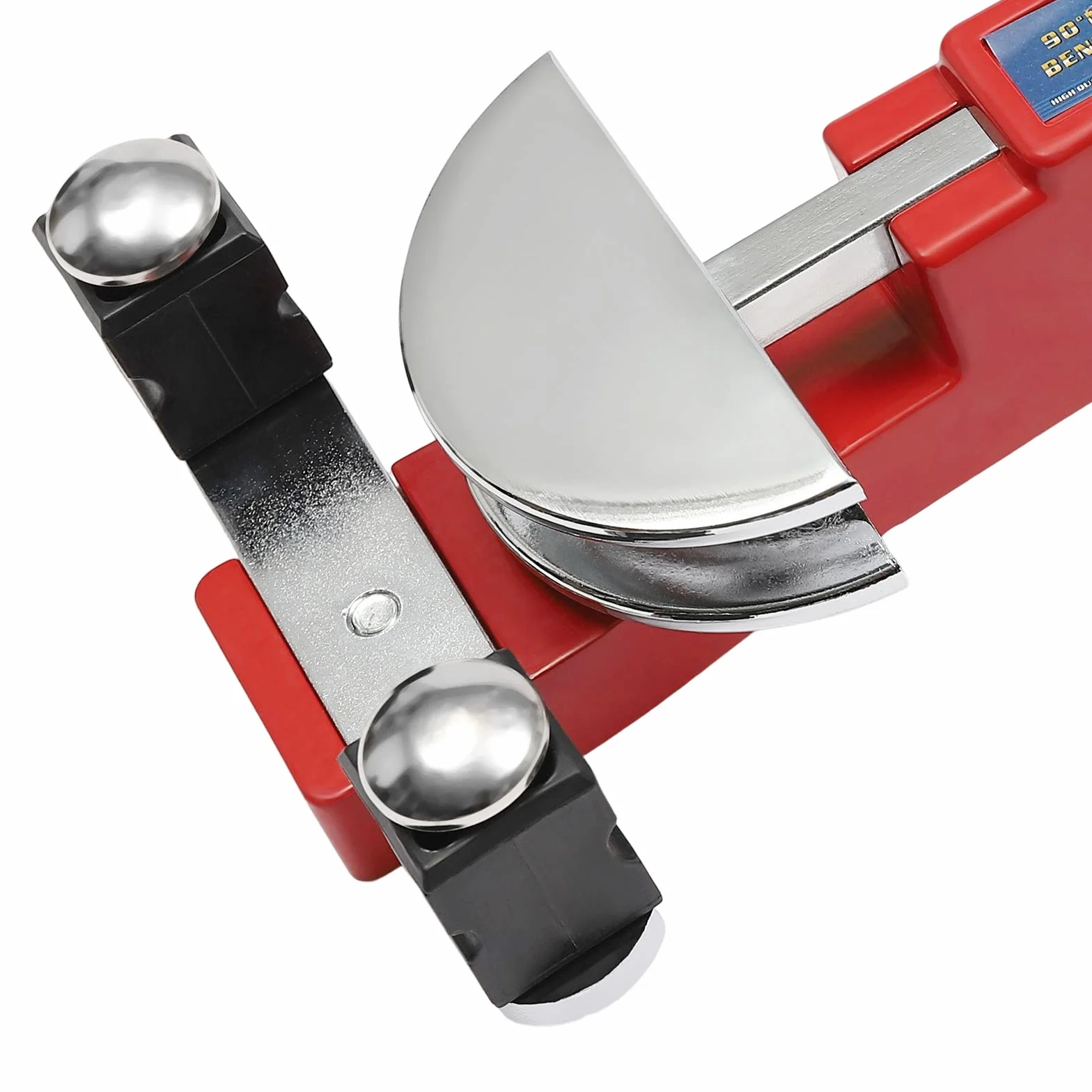 Giętarka do rur, ręczna giętarka do rur 90 stopni, uniwersalna, zakres gięcia 6-22 mm, nadaje się do miedzi, stali nierdzewnej, aluminium, stali i rur PCW, czerwona