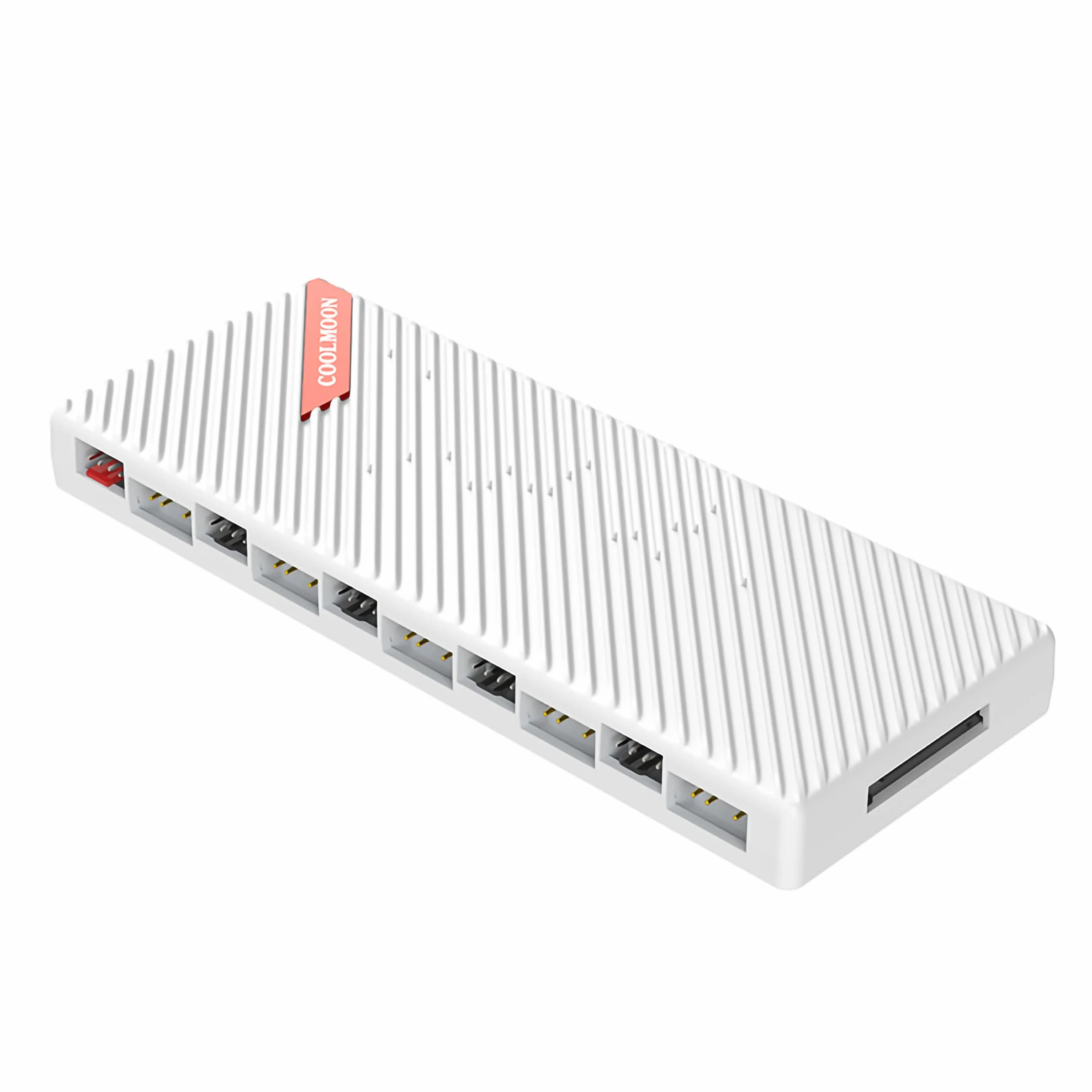 20-portowy ARGB PWM HUB kontroler RGB 12V 5V 2 w 1 biały