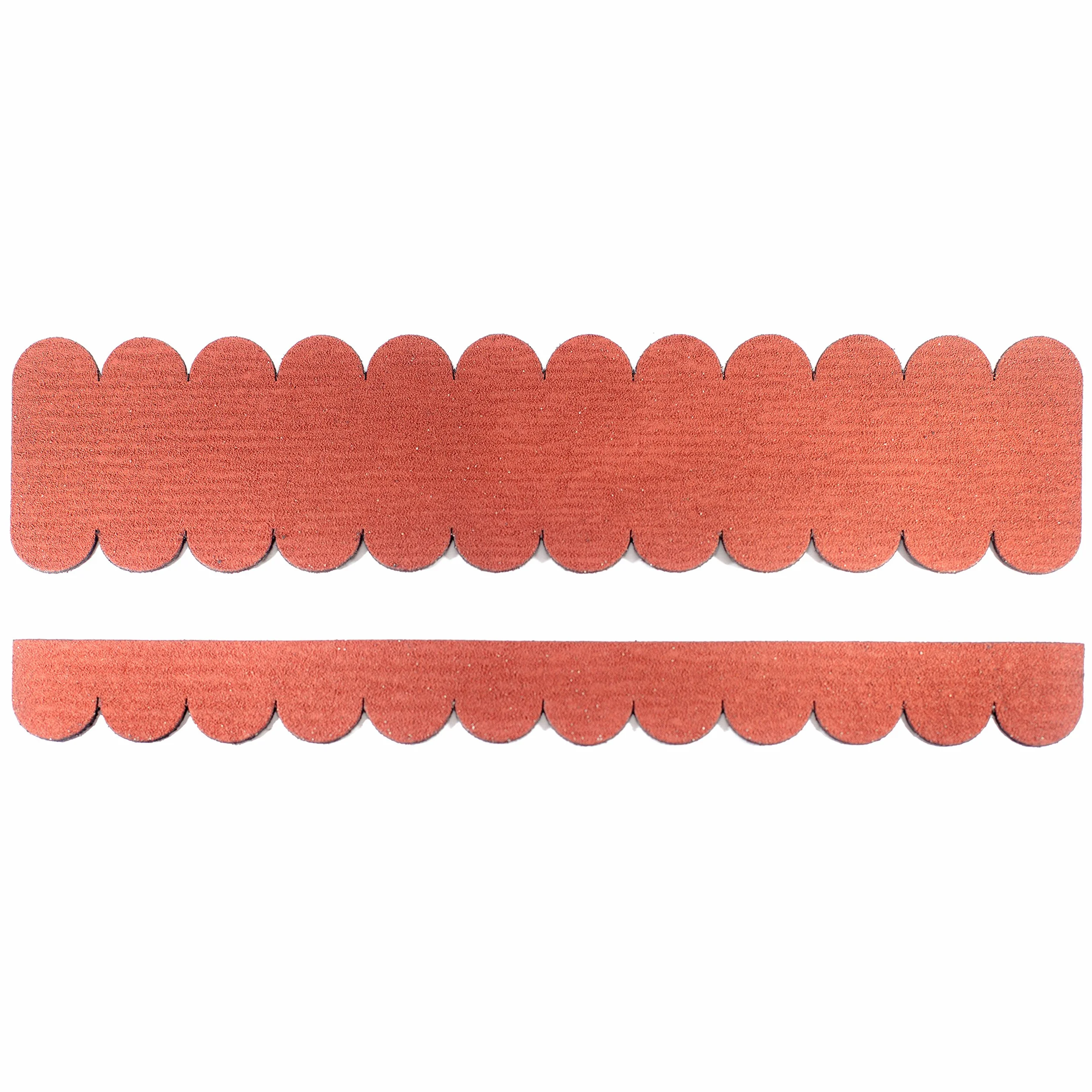 Mini gonty dachowe okrągłe (41 mm) - 3 zestawy - czerwone manufaktura Martinshof mini gonty dachowe, paski gontu, ogon bobra wyprodukowane w warsztacie dla osób niepełnosprawnych