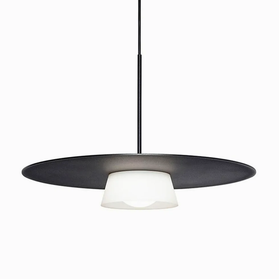 Żyrandol Retro Loft 1 lekki czarny żelazny regulowana wysokość