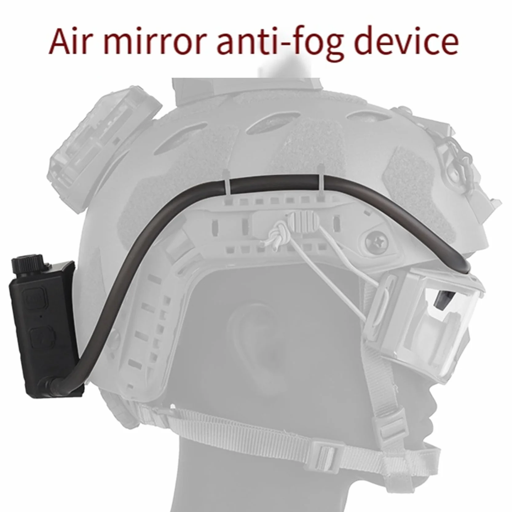 2 x okulary ochronne Defogger zestaw z wentylatorem z gumową uszczelką do motocykli outdoorowych