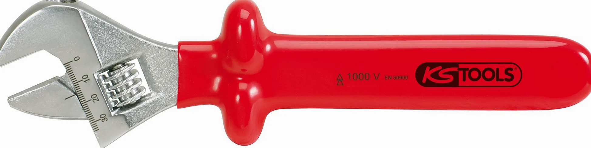 KS Tools 117.1254 Klucz francuski z izolacją ochronną, 34mm