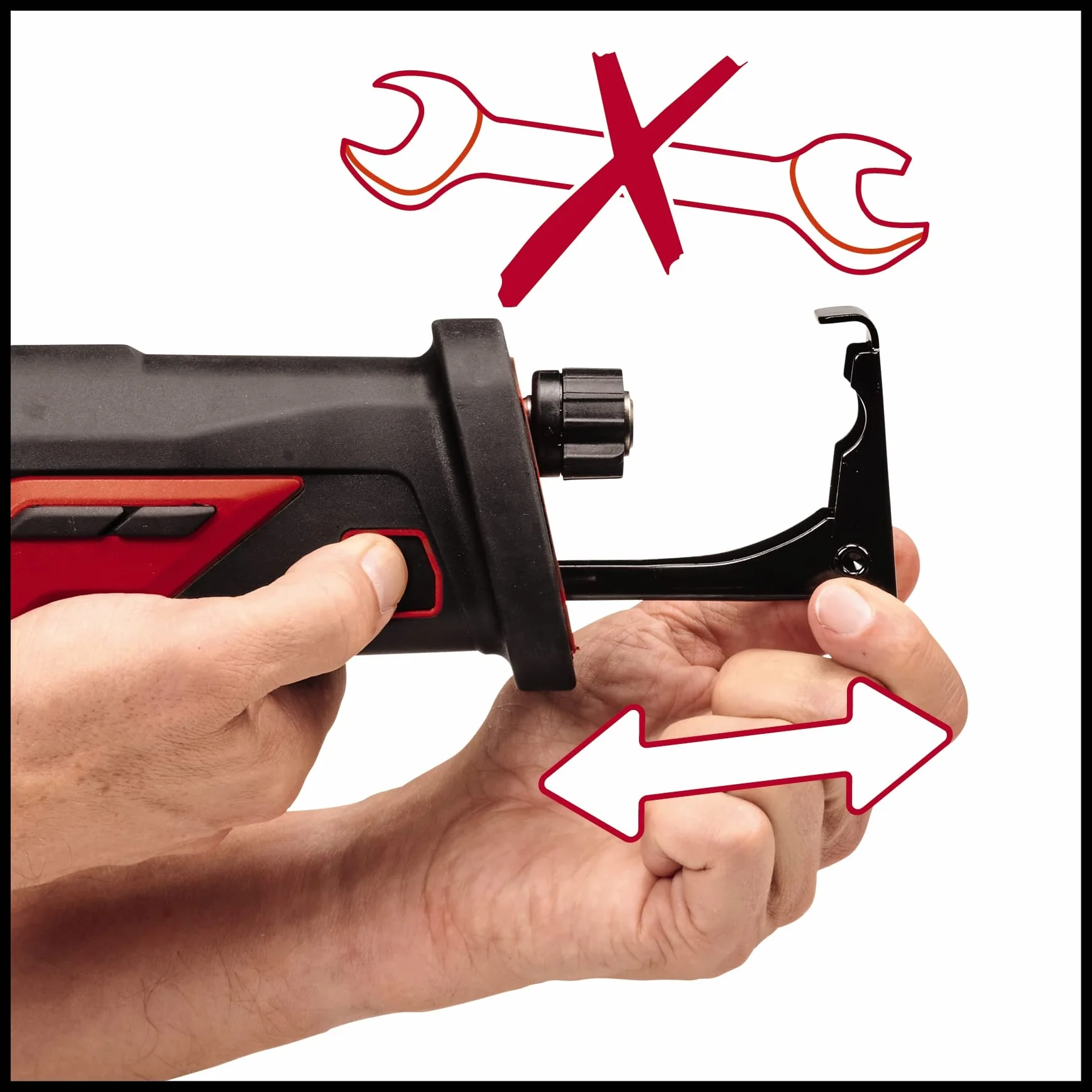 Einhell Akumulatorowa piła uniwersalna TE-AP 18/26 Li-Solo Power X-Change (18V, wysokość podnoszenia 26 mm, głębokość cięcia 18 cm w drewnie, w tym ostrze, bez akumulatora i ładowarki)