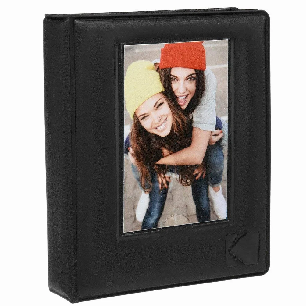 KODAK Printomatic aparat natychmiastowy (Niebieski) pakiet + papier cynkowy (20 arkuszy) etui + album fotograficzny + ramka do zawieszenia + wygodny pasek na szyję