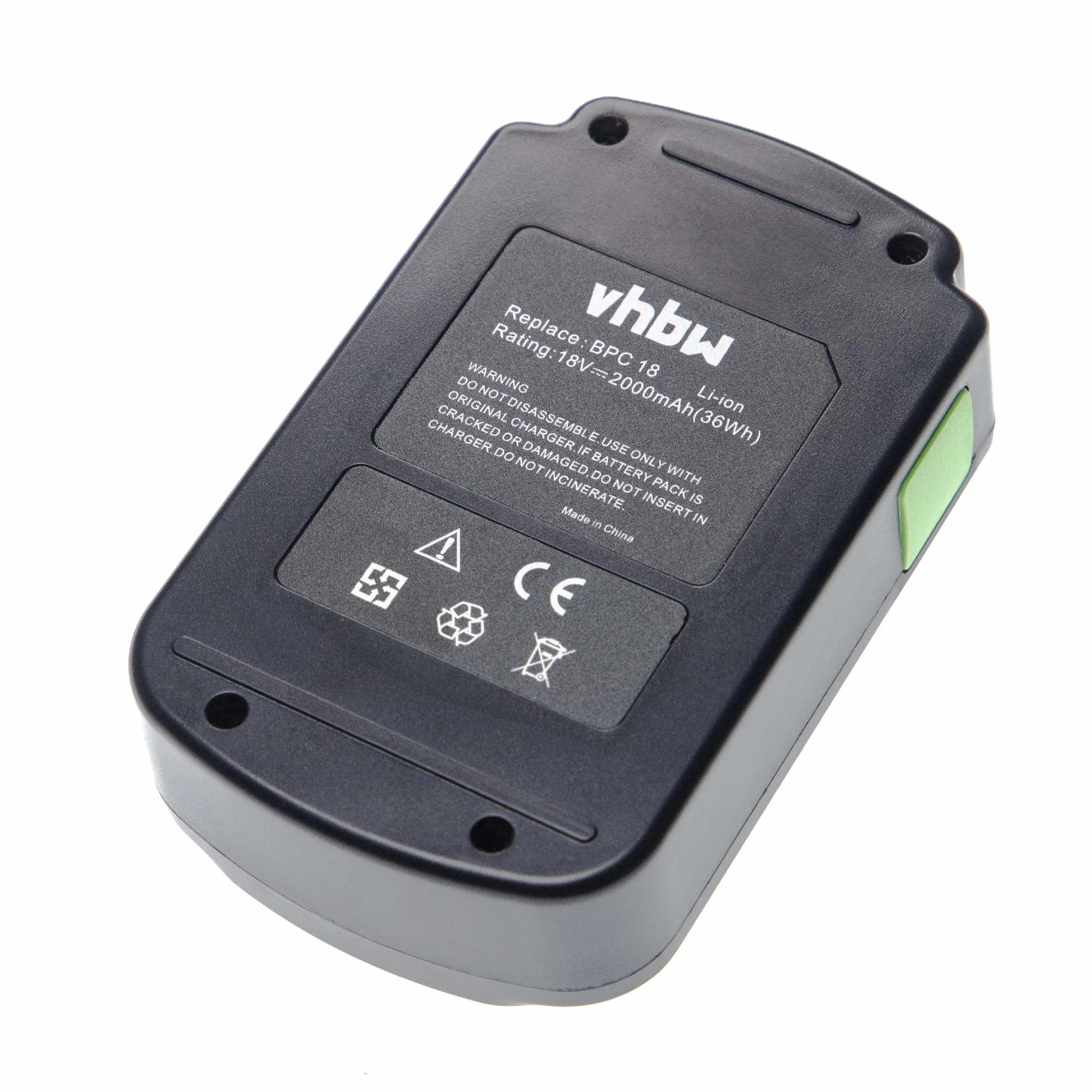 vhbw Akumulator kompatybilny z Festo/Festool Quadrive DRC 18/4 Li, Quadrive PDC 18/4 Li elektronarzędziami (2000 mAh Li-Ion 18 V)