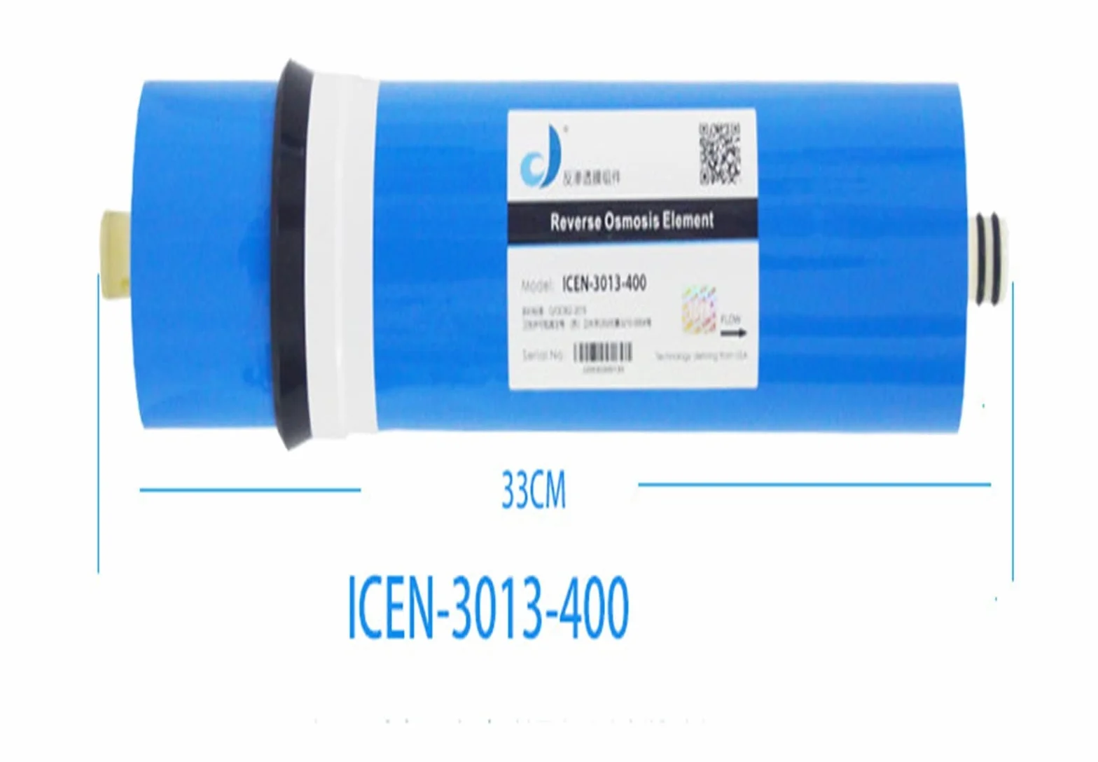 2 sztuk 400 Gpd filtr odwróconej osmozy membrana RO 3013-400 membrana filtry do wody wkłady Ro System filtr membranowy Bezpieczne materiały