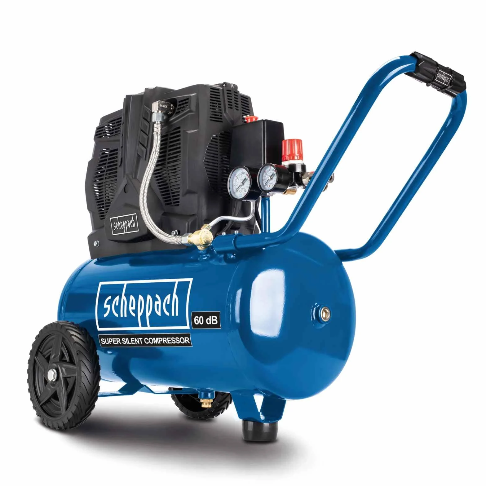 Scheppach Cicha sprężarka HC25si 230V 50Hz 1100W - 24L - 8 bar marka