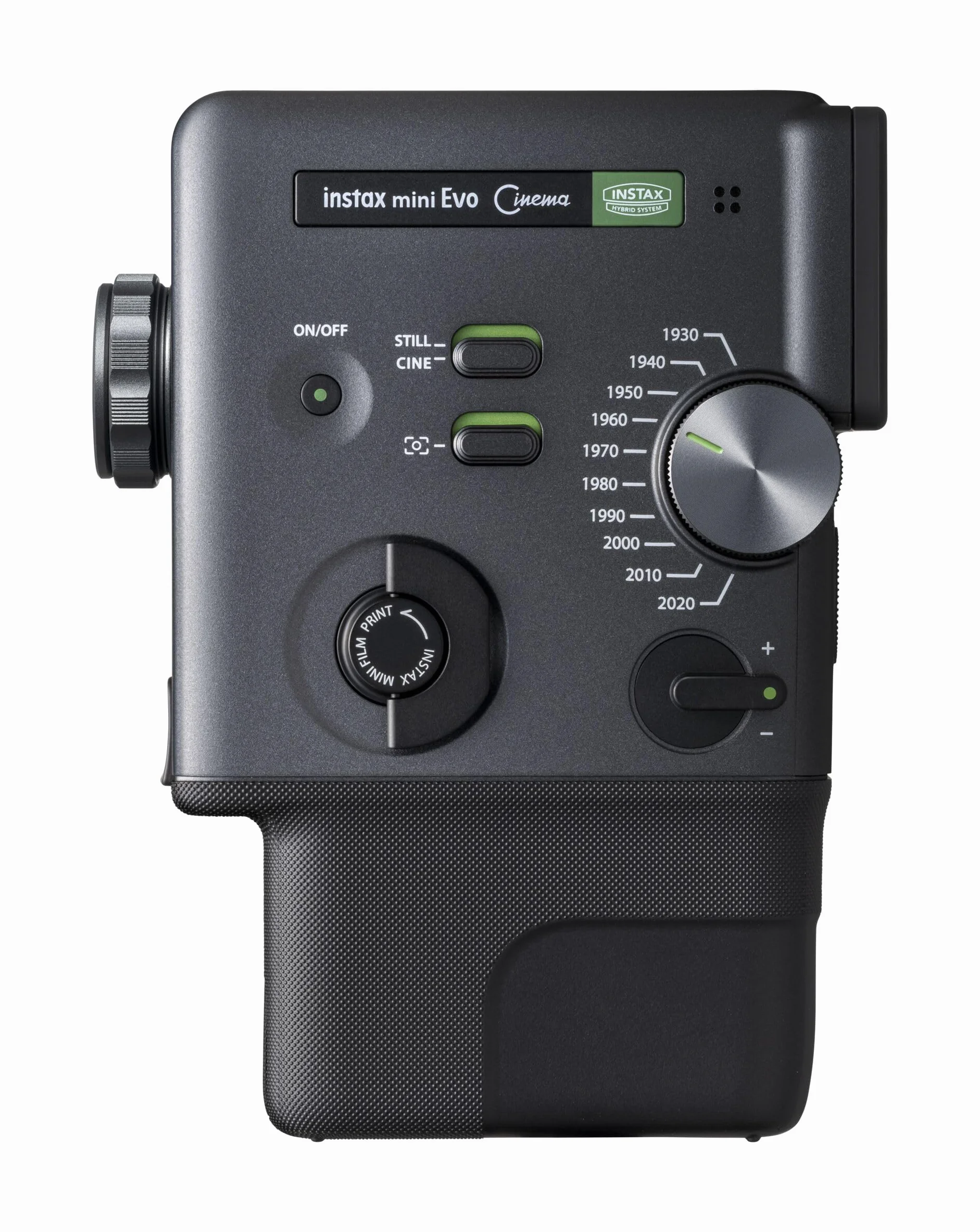 instax mini EVO Cinema Hybrydowy Aparat Cyfrowy 3 w 1, Drukarka do Smartfonów I Kamera Wideo Z Wyświetlaczem O Wysokiej Rozdzielczości 1,54 Cala, Samowyzwalaczem, Zdalnym Wyzwalaniem