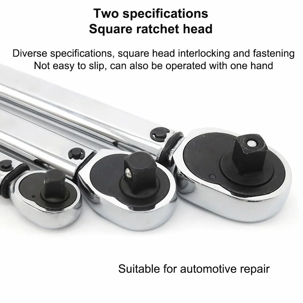 Telescopic Ratchet Klucz dynamometryczny 3/8 1/2 cala 19-210 N.m Kwadratowy klucz naprawczy z grzechotką Kluczowe narzędzia ręczne klucz dynamometryczny(28-210 N.m)