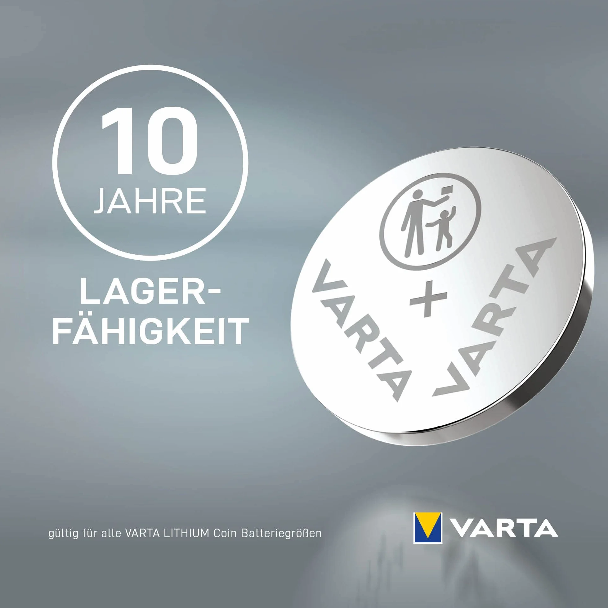VARTA Baterie Guzikowe CR2032, opakowanie 5 szt., Power on Demand, Lithium Coin, 3V, opakowanie zabezpieczone przed dziećmi, do małych urządzeń elektronicznych - pilotów, wag