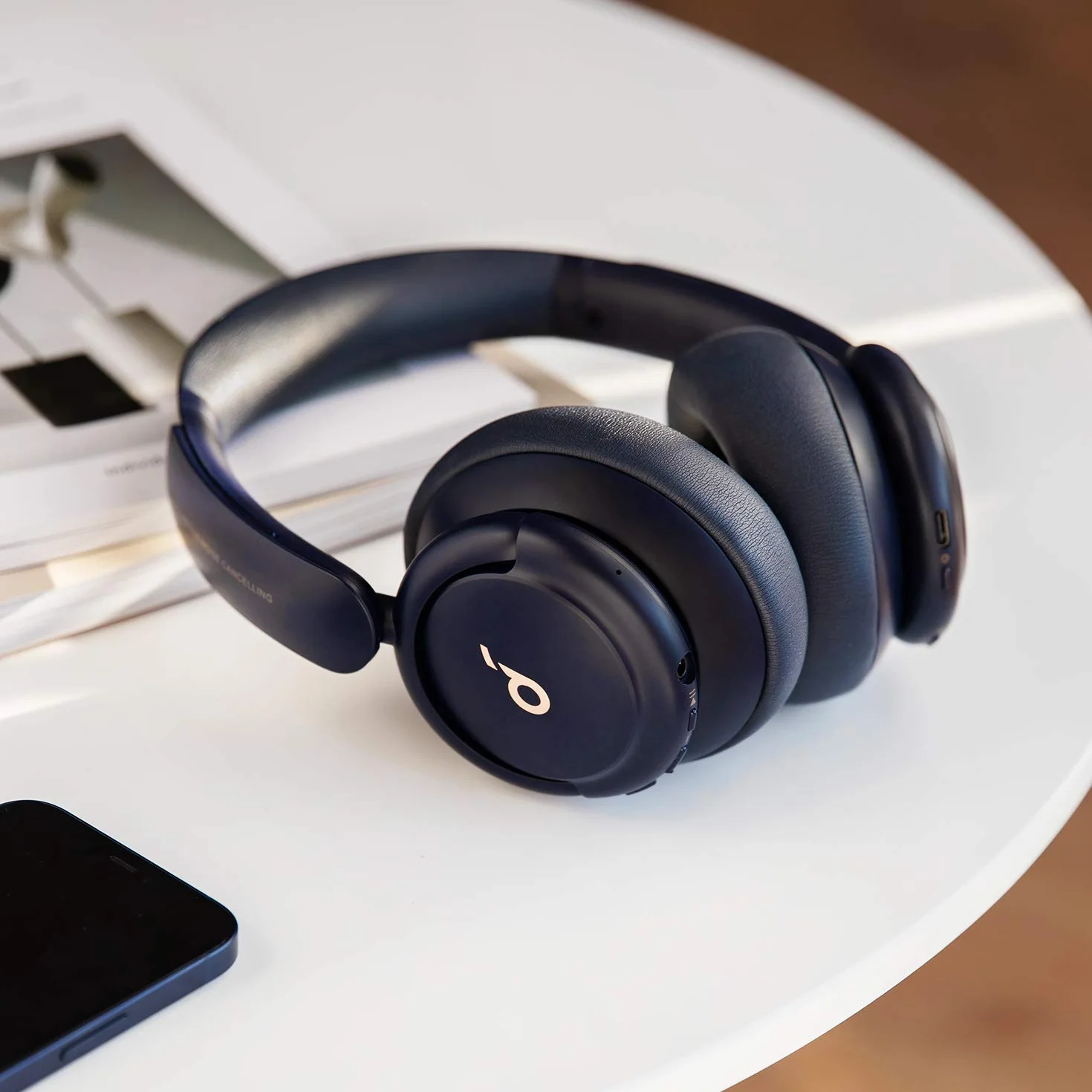 Soundcore Q30 by Anker słuchawki z hybrydową redukcją szumów, wieloma trybami, wysoką rozdzielczością dźwięku, aplikacją, 40 godz. odtwarzania, komfortem, Bluetooth i połączeniem wielopunktowym