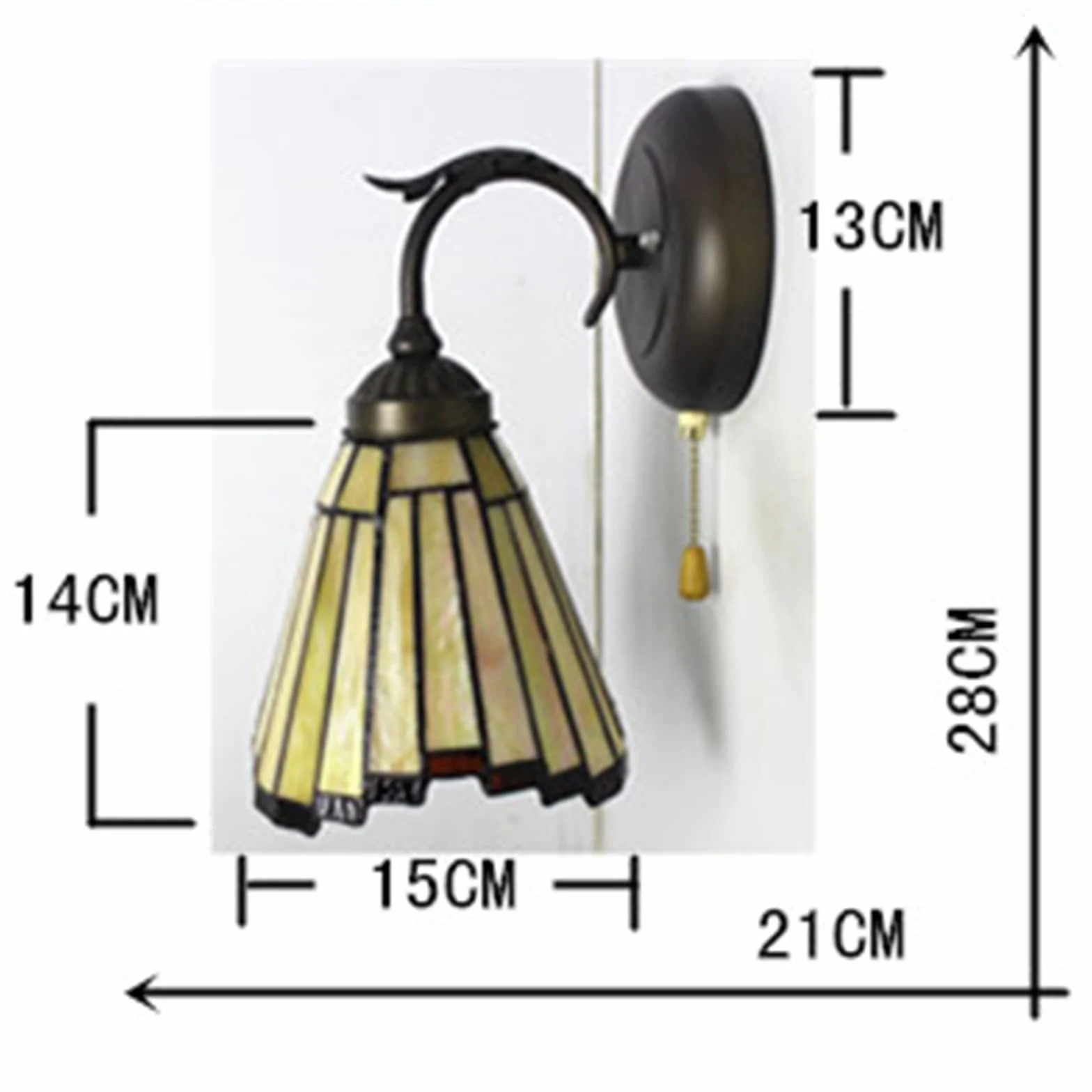 Lampy Ścienne, Kreatywne Lampy Nocne W Stylu Tiffany Ręcznie Robione Witraże Home Dekoracyjne ForSypialnia, Oświetlenie Wewnętrzne