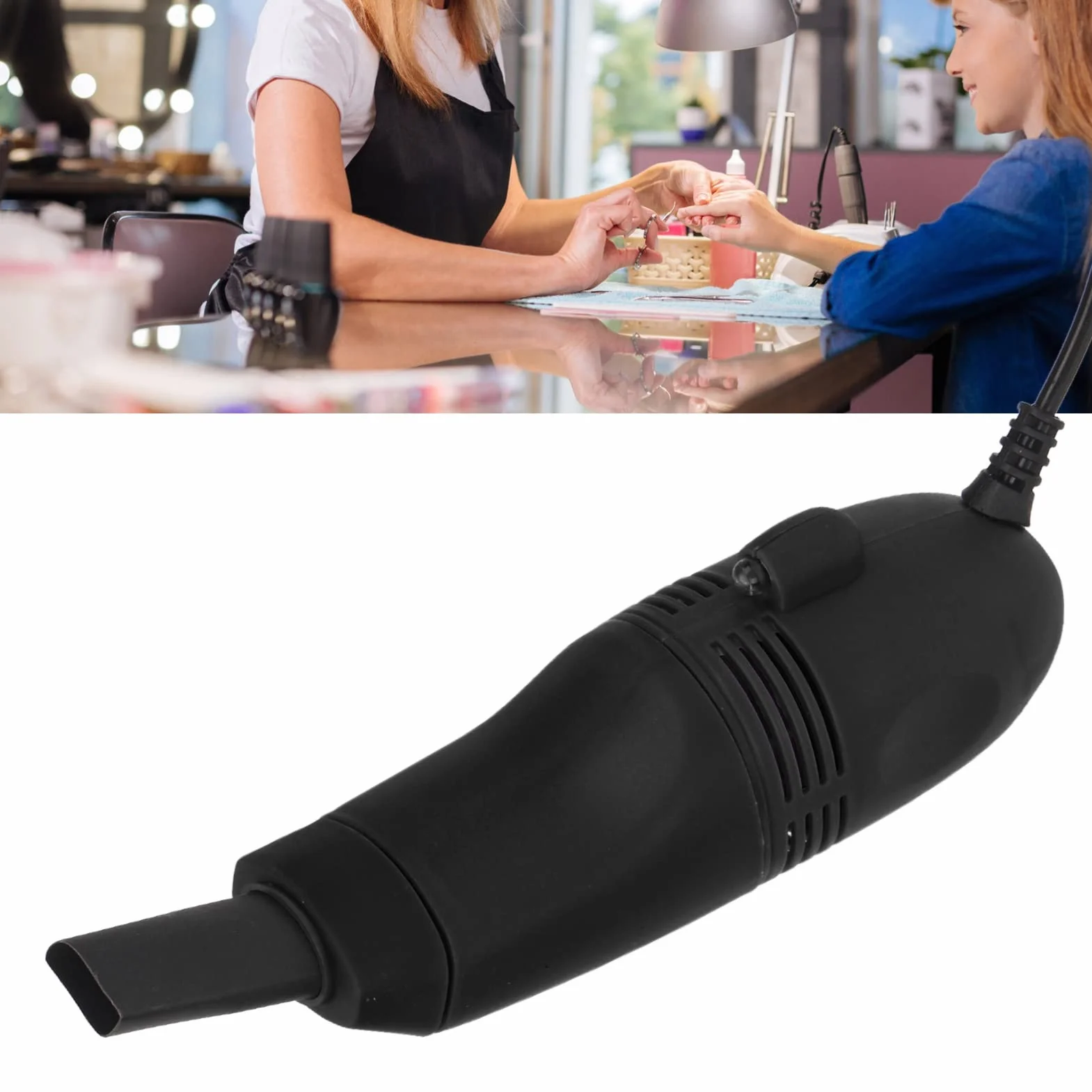 Mini Odkurzacz USB Zamiatarka do Klawiatury Czarny