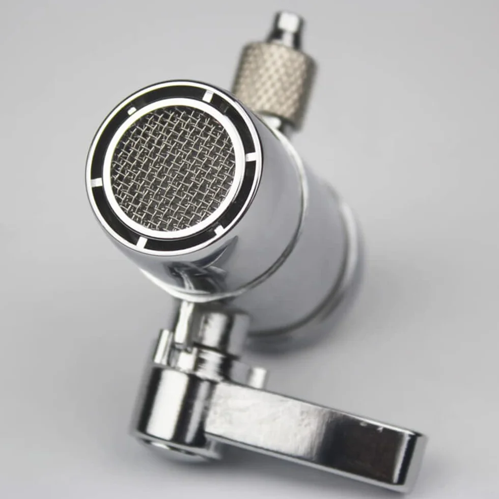 1-drożny 1/4 cala OD chromowany zawór przełączający do blatu roboczego, filtr wody, filtr odwróconej osmozy, adapter do węża