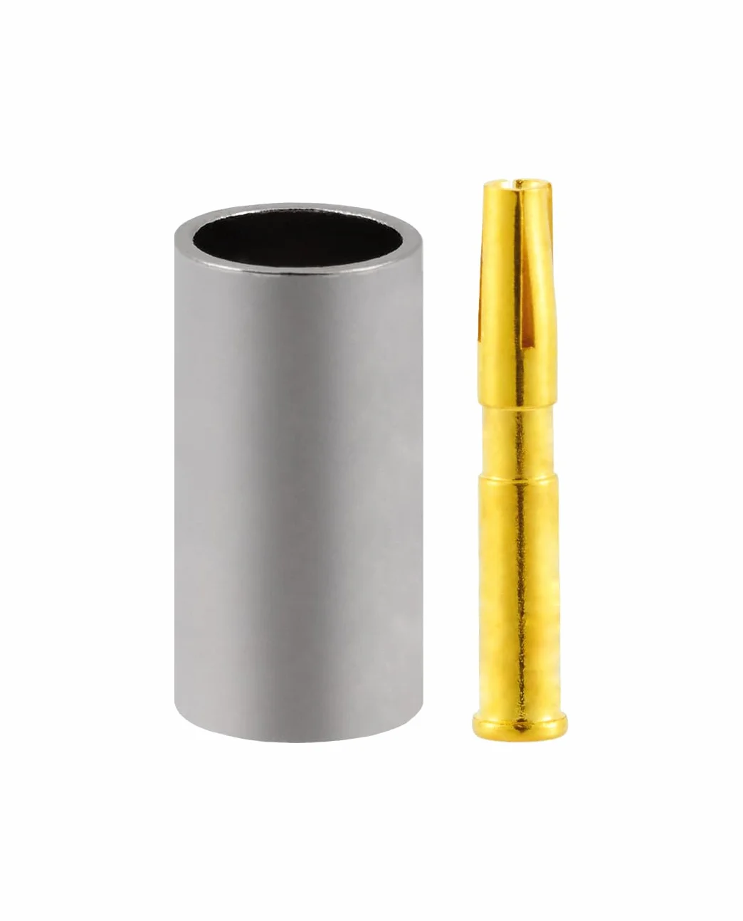 Vecys 10 PCS BNC Żeński Złącze 50 Ohm Złącze Zaciskane dla RG58 RG142 RG400 VLMR195 RF Koncentryczny Kabel