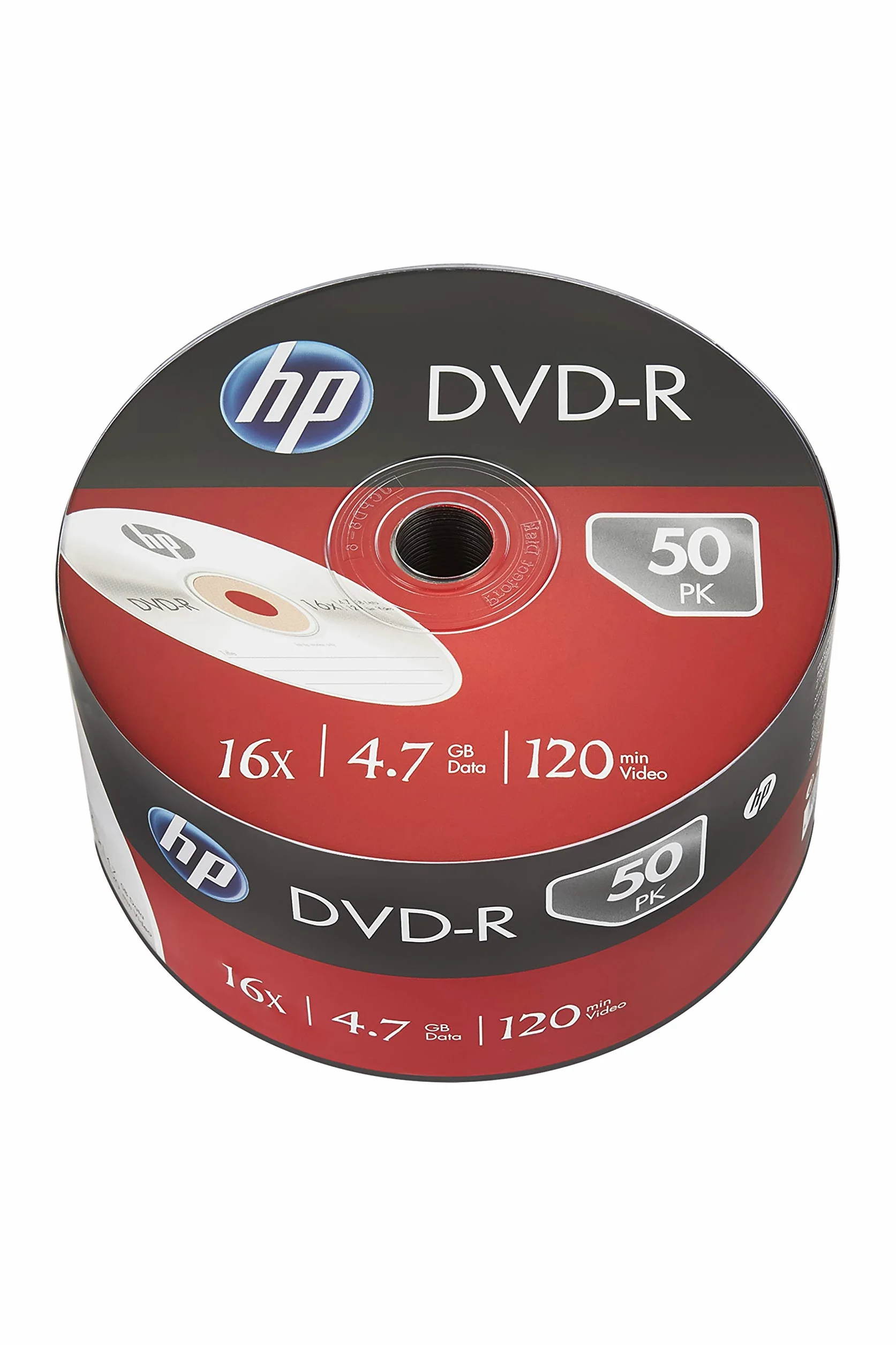 DVD-R HP 4,7 GB (120 min) 16x 50-spindle bulk