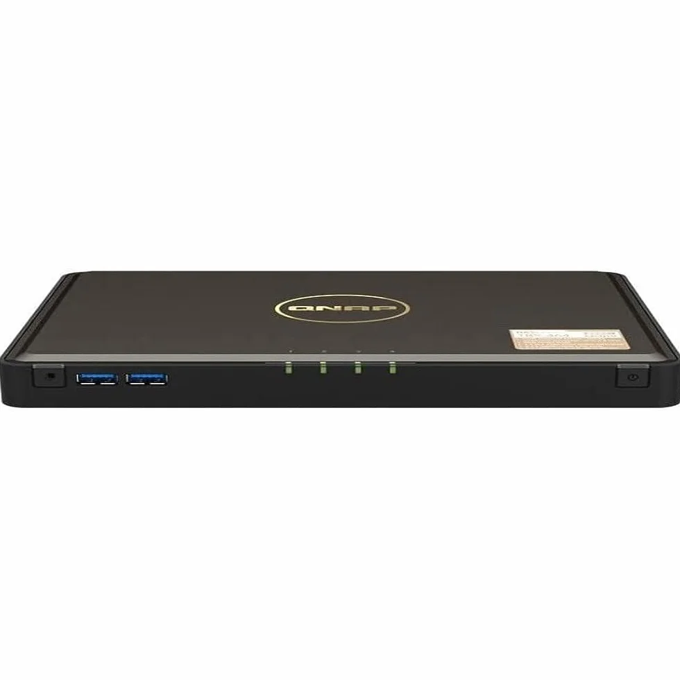 QNAP TBS-464-8G Przenośny All-Flash NASbook odpowiedni dla pracowników mobilnych i twórców treści mobilnych