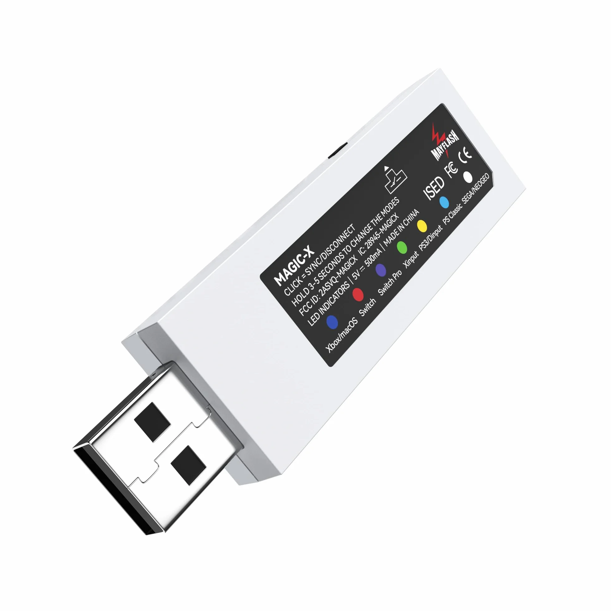 MAYFLASH MAGIC-X Bezprzewodowy adapter Bluetooth USB dla Xbox Series S/X, Xbox One, Switch, PS5, PS4