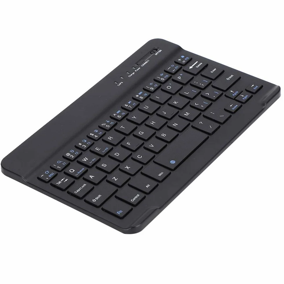 Bezprzewodowa klawiatura Bluetooth 7-8 cali tablet ze stopu aluminium dla Android/OS Czarna
