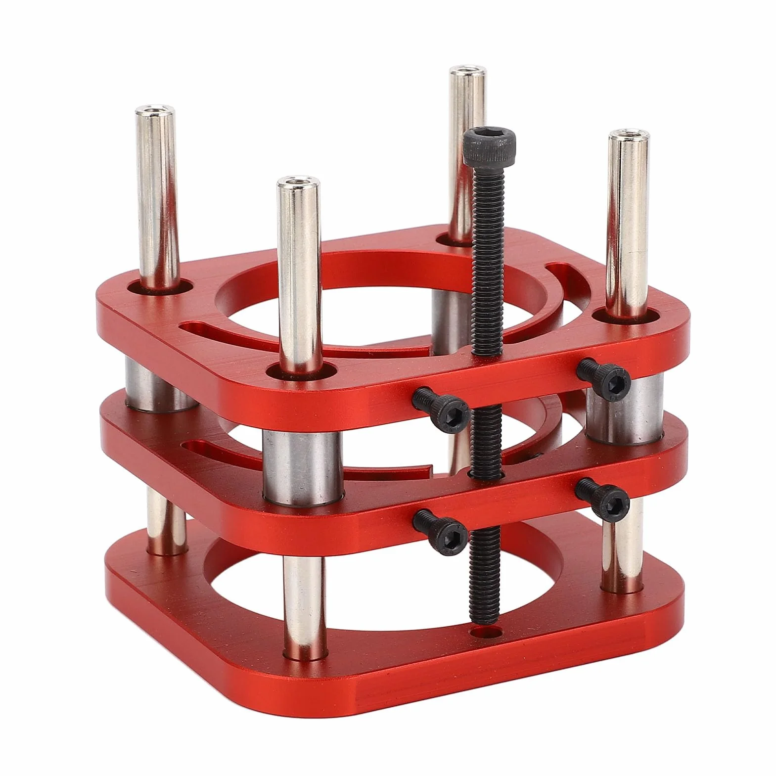 Generic Zestaw do Podnoszenia Routera do Obróbki Drewna Metalowa Klapka Przycinania Fazowania, Regulowany Skok 51 Mm, łatwa Instalacja, Uniwersalne Zastosowanie