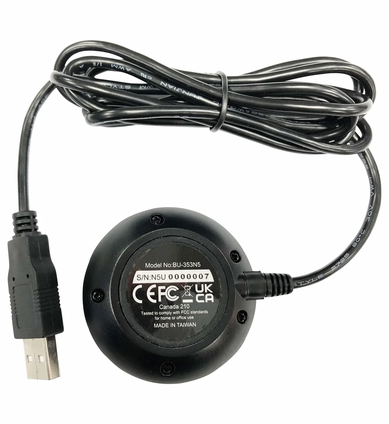 GlobalSat BU-353N5 odbiornik USB GNSS czarny