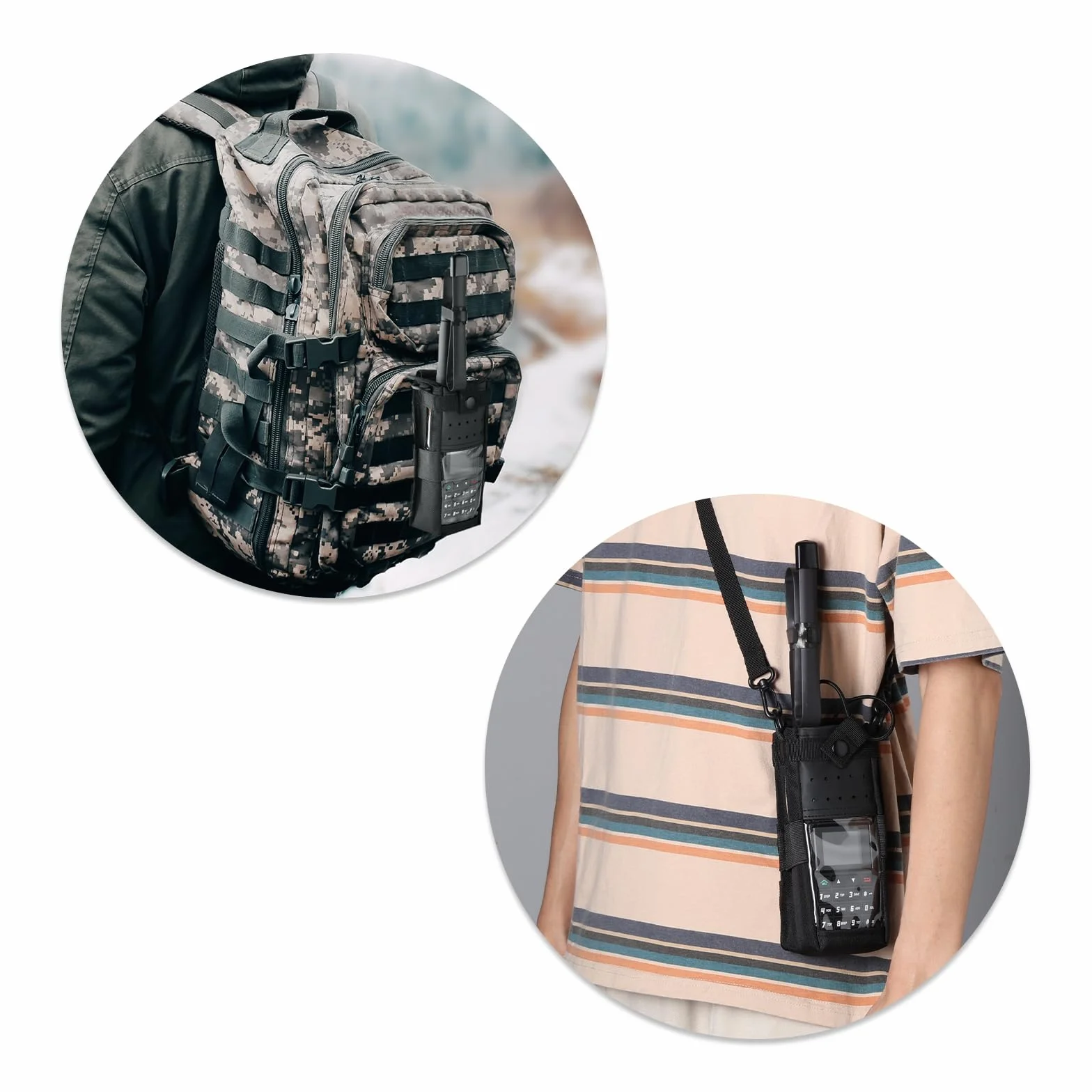 Baofeng RCH25 Etui ochronne UV-25-Walkie-Talkie czarny
