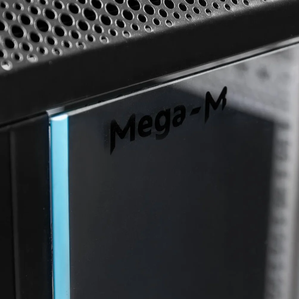Szafa Rack 19" 6U Wisząca Serwerowa 400 mm Otwierane Boki Metalowa Czarna Mega-M