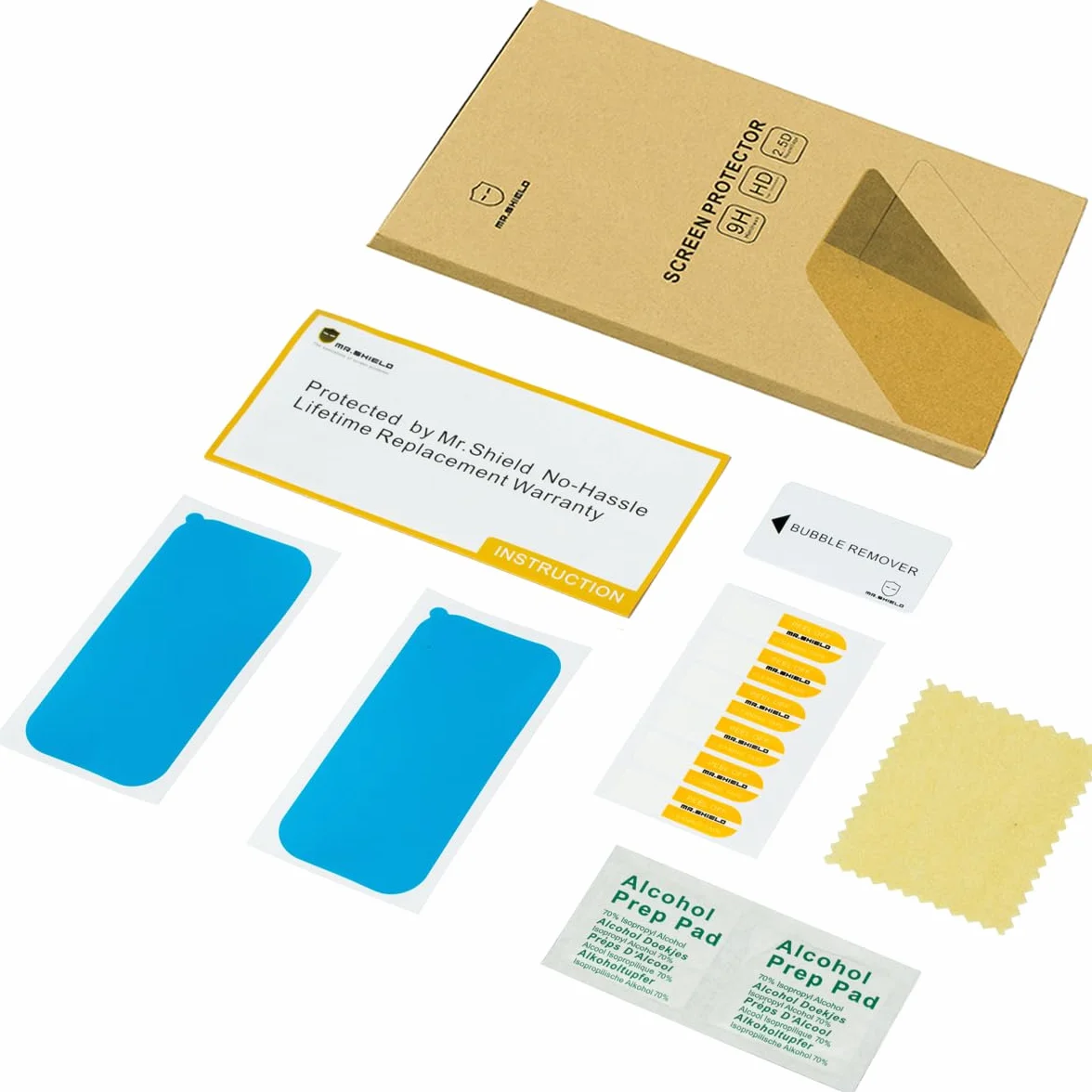 Mr.Shield Ochraniacz Ekranu do AYANEO Pocket AIR MIni, 3 Sztuki, Szkło Hartowane 9H, Odporny na Zarysowania, HD