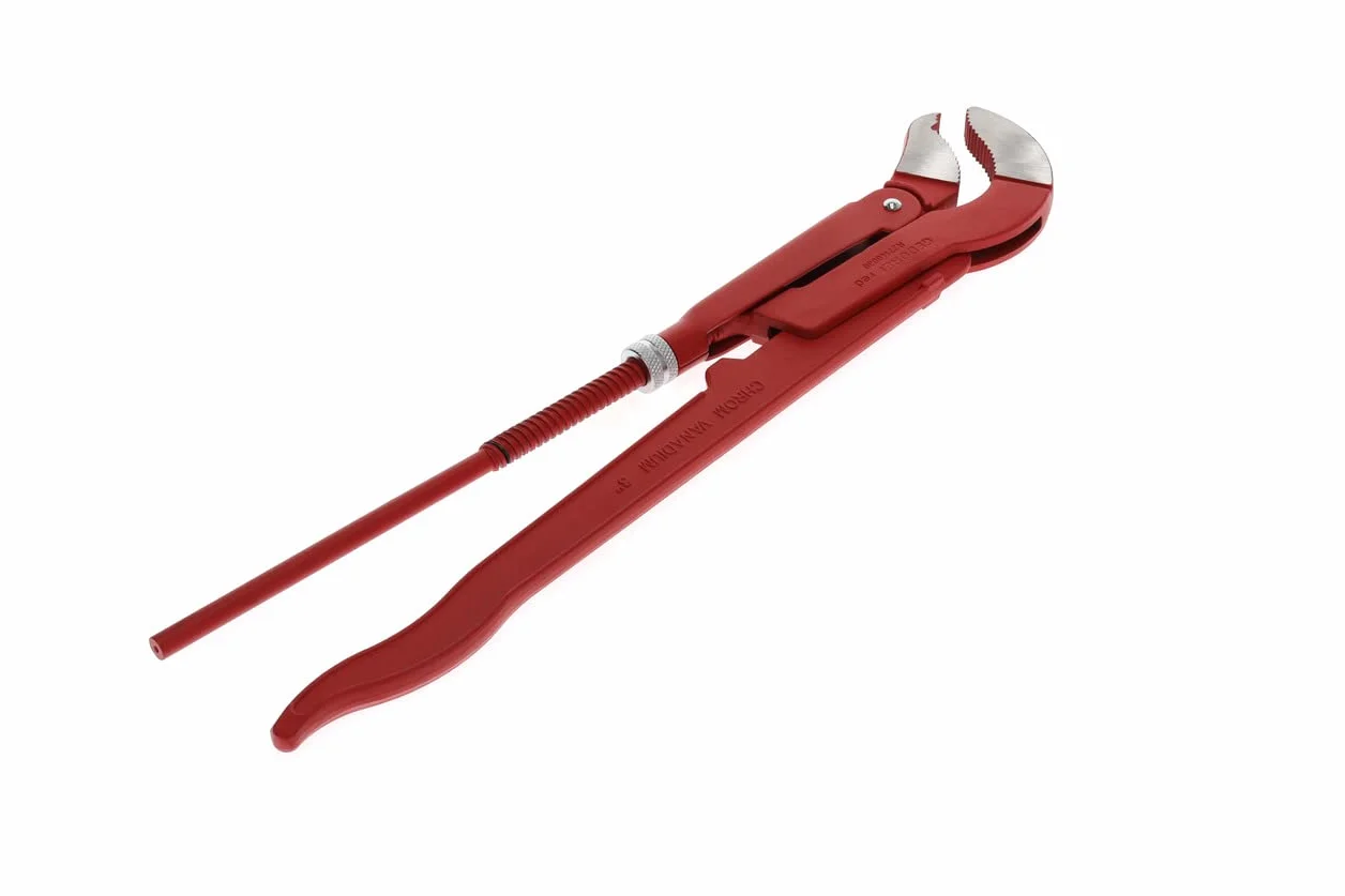 GEDORE red 45 stopni kątowe szczypce do rur, rozpiętość 103 mm, S-Maul, masywne, przesunięte ząbki, R27140030