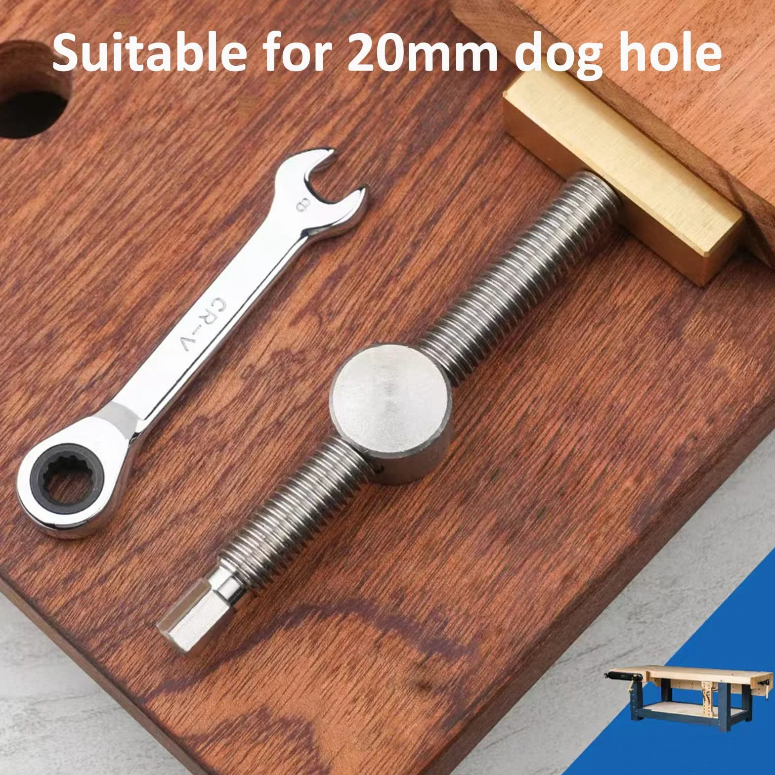 2 szt. Stołowy stół warsztatowy, szybkie zaciski zaciskowe do otworu 20 mm, pozycjonowanie DIY, regulowane klipsy na biurko, imadło, ławki stolarskie, narzędzie do obróbki drewna, ławki, narzędzia