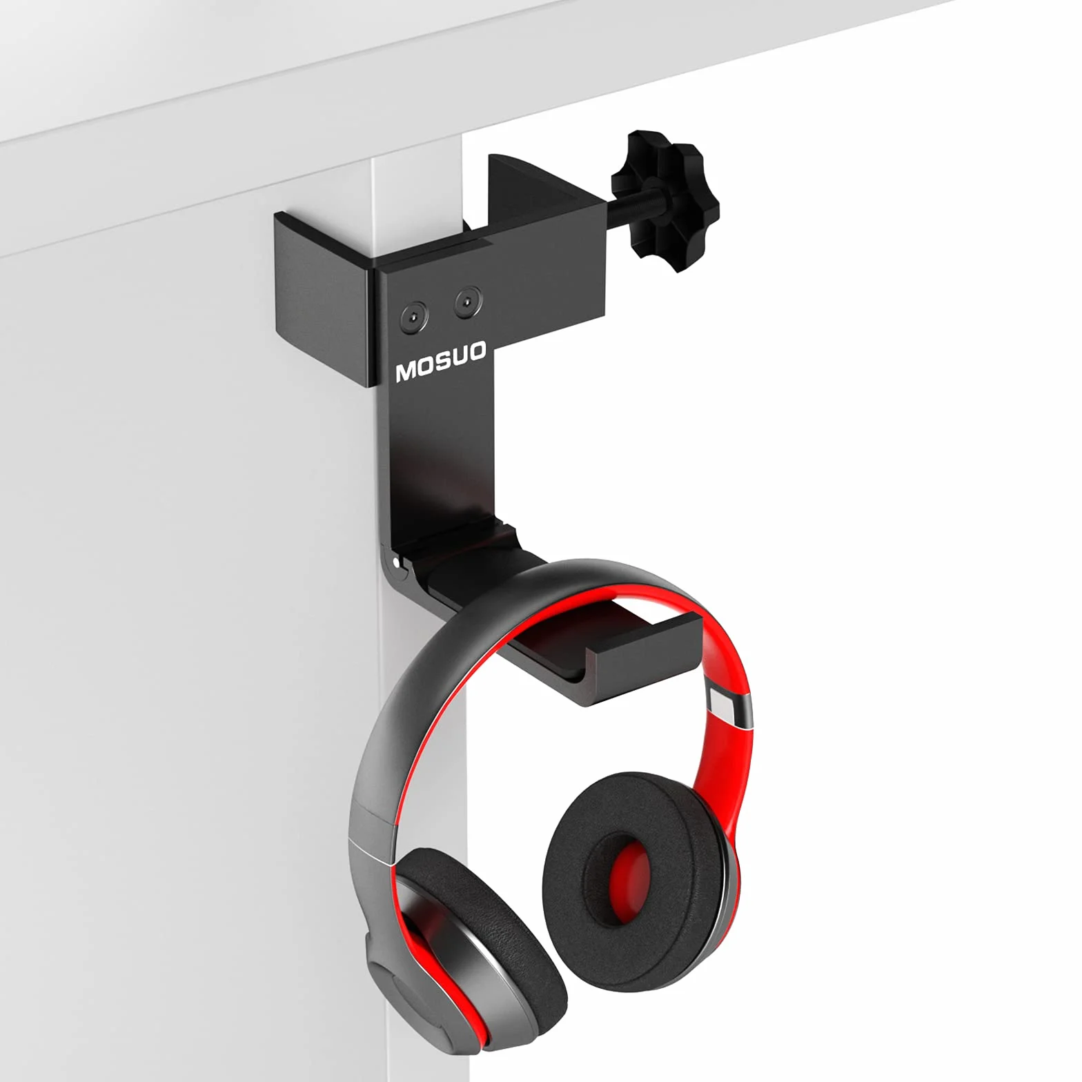 MOSUO Regulowany Uchwyt na Słuchawki Gry, Aluminiowy Stojak Bluetooth Bezprzewodowy