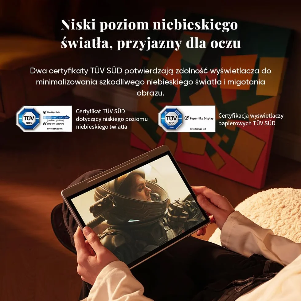 XP-Pen Magic Note Pad 10,95" papierowy tablet z kolorowym wyświetlaczem rysik 16K X3 Pro rozdzielczość 1200 x 1920 pojemność akumulatora 8000 mAh