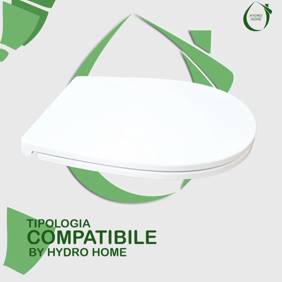 Grace Globe termoutwardzalna nakładka na deskę sedesową, biała, kompatybilna z AMORTYZOWANYM ZAMKNIĘCIEM i SZYBKIM ZAKŁADKAMI by HYDRO HOME