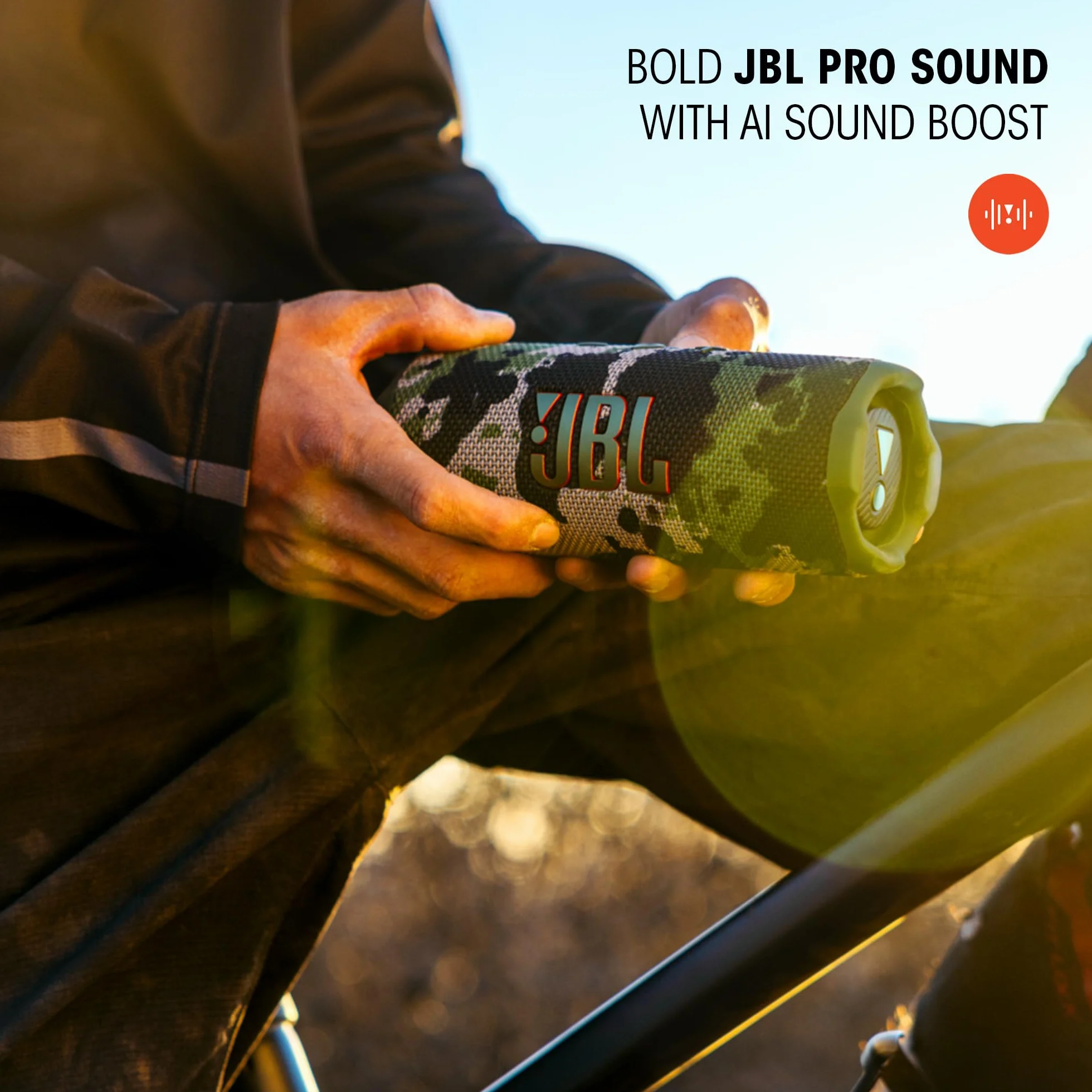 JBL Flip 7 Bezprzewodowy Przenośny Głośnik Bluetooth, IP68, 16 H, Czerwony