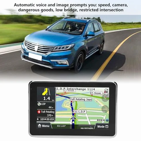 Keenso Nawigacja GPS 256 MB/8 GB dożywotnie aktualizacje map MP3 FM samochodowa