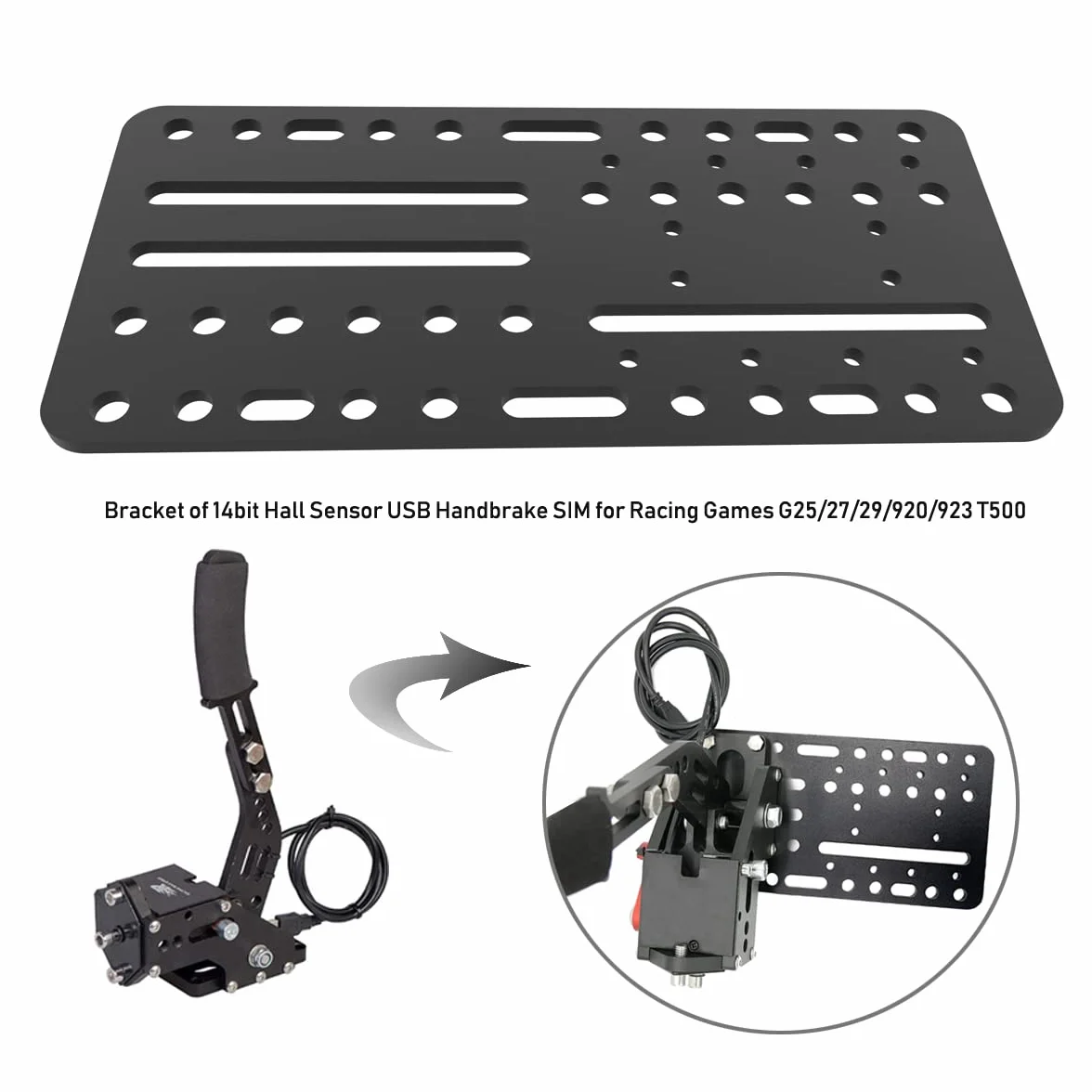 Racing Game G25/27/29 T500 USB Hamulec Ręczny Kompatybilny Logitech G27 G29 Thrustmaster TH8A Shifter