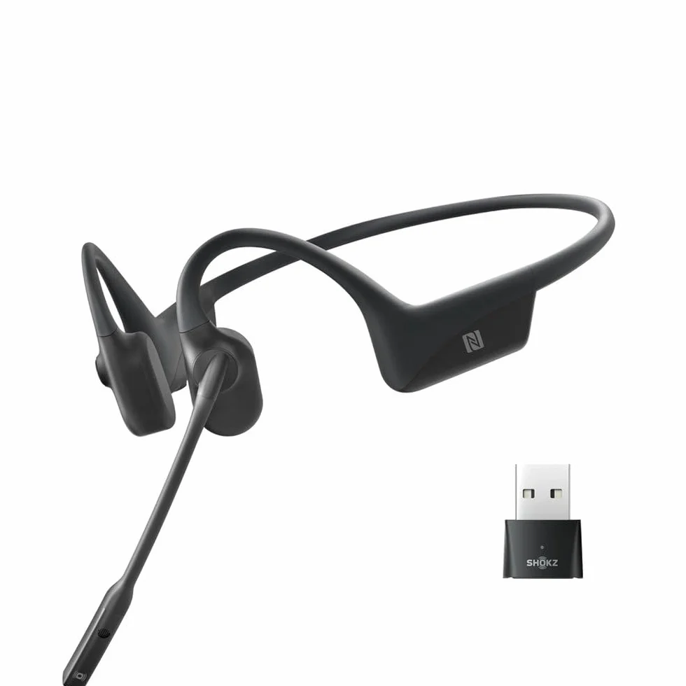 SHOKZ OpenComm UC Casque Sans fil Crochets auriculaires Bureau/Centre d'appels Bluetooth czarny