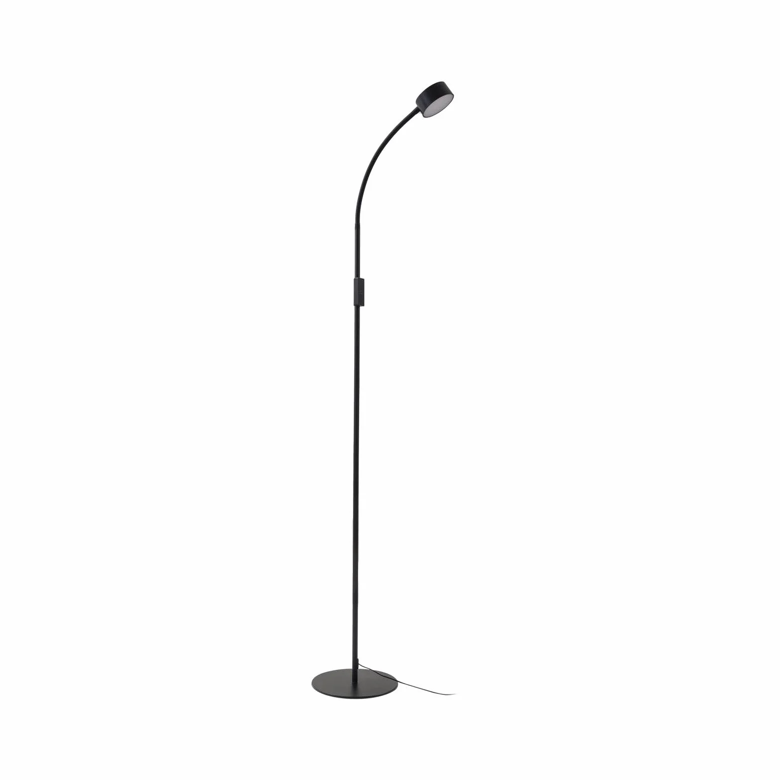 Lindby lampa podłogowa LED 'Maori' z możliwością ściemniania, styl nowoczesny, m. in. do biura, kolor czarny, metal