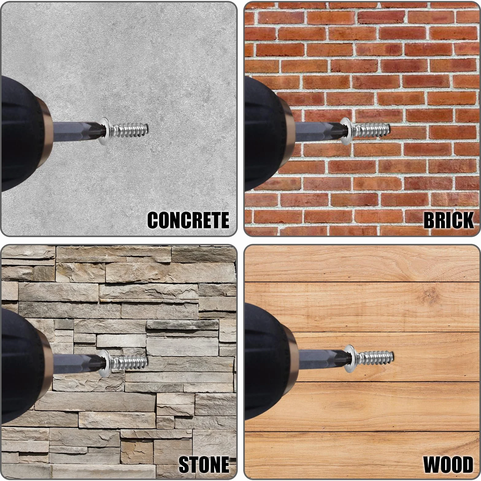 180 sztuk wkrętów do drewna, ze stali nierdzewnej, Torx, uniwersalne wkręty do płyt wiórowych, wkręty Torx, 4 x 12 mm i 4 x 16 mm, wkręty do drzwi, okien i mebli, 180 sztuk