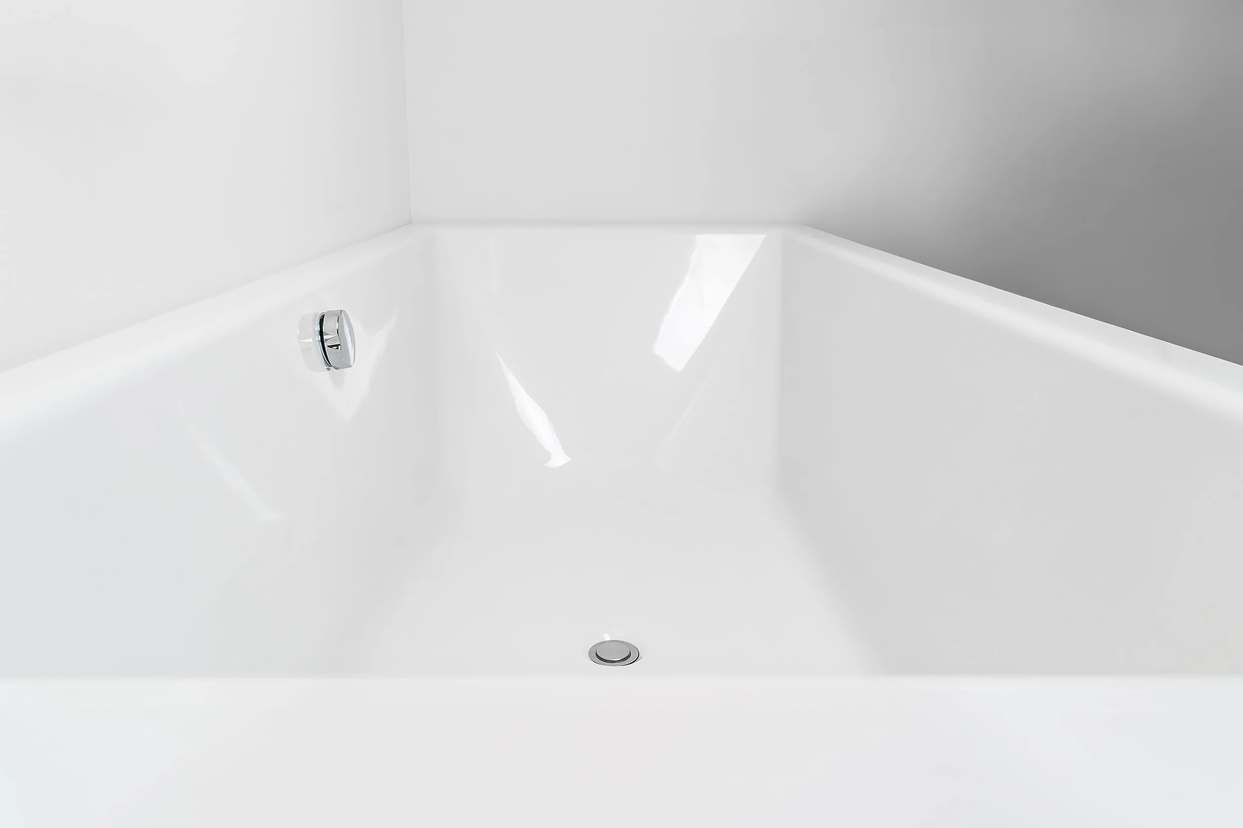 ECOLAM duża wanna prostokątna 200x90 cm akrylowa TAMI + obudowa styropianowa do opłytkowania wanna idealna dla 2 osób bezpośrednio od producenta w zestawie syfon silikon stelaż