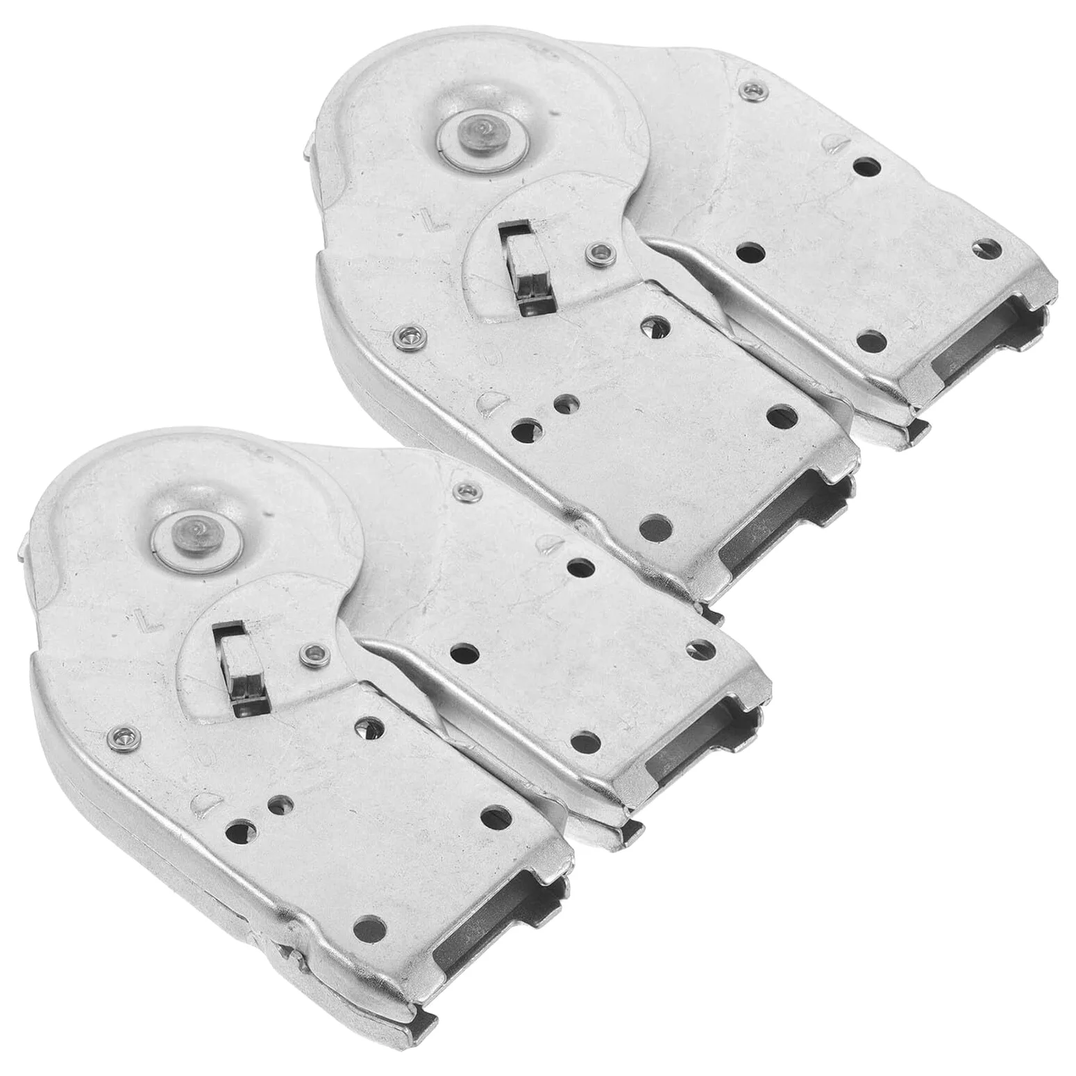 Bisagras Repue para Escalera Plegable Acero Inoxidable Accesorio Multiposición 60X23Mm Kit 2 Unidades para Reparación y Seguridad Escaleras cópicas Ático