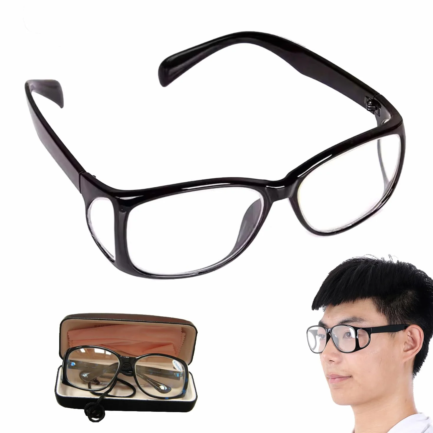 Okulary Ochronne OłOwiane Dla DorosłYch Z OłOwiu | Okulary Ochronne OłOwiane Z Ochroną Boczną | Okulary Ochronne OłOwiane 0,5/0,75 Mmpb Przed Promieniowaniem Rentgenowskim 0.75mmPb